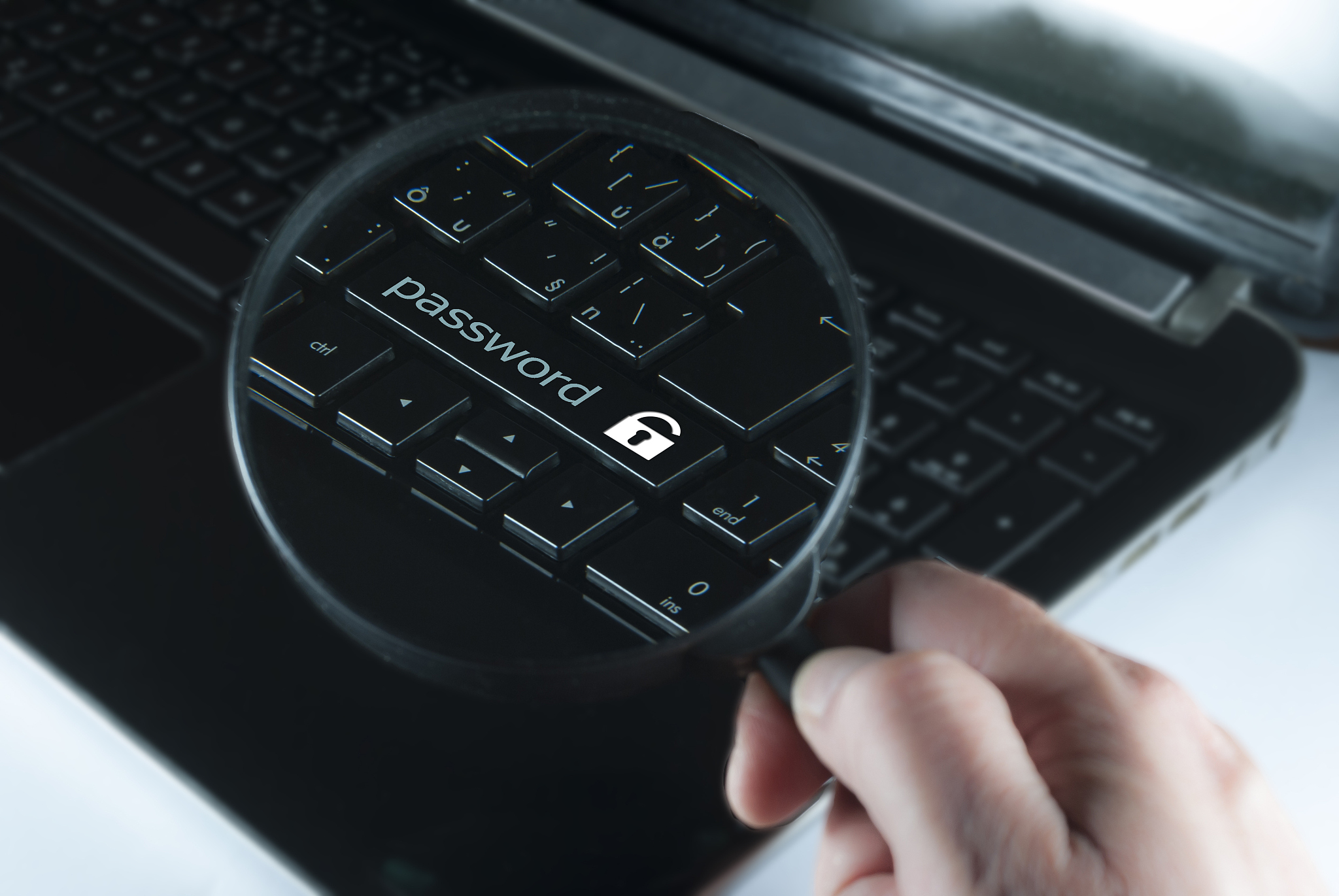 button password