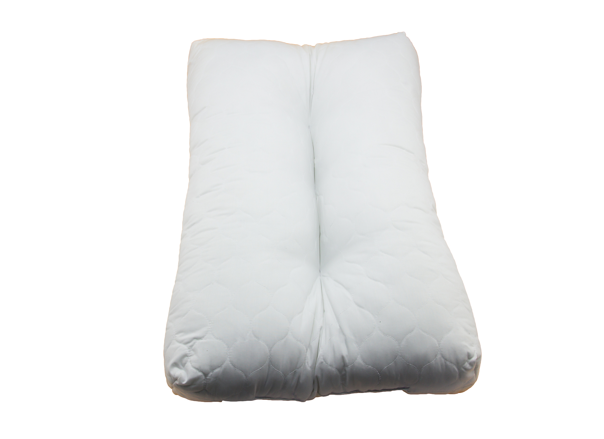 close up of a white pillow