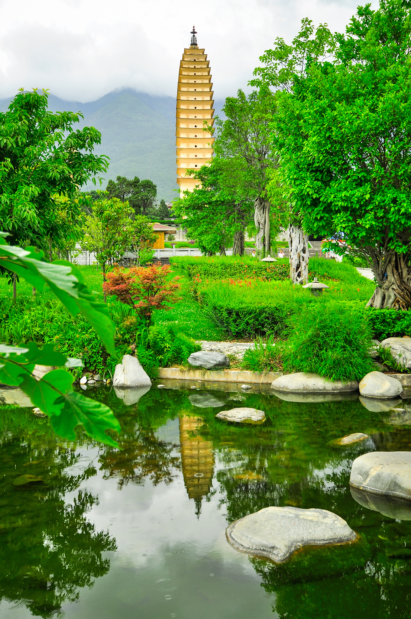 rebuild song dynasty town in dali, yunnan province, china.