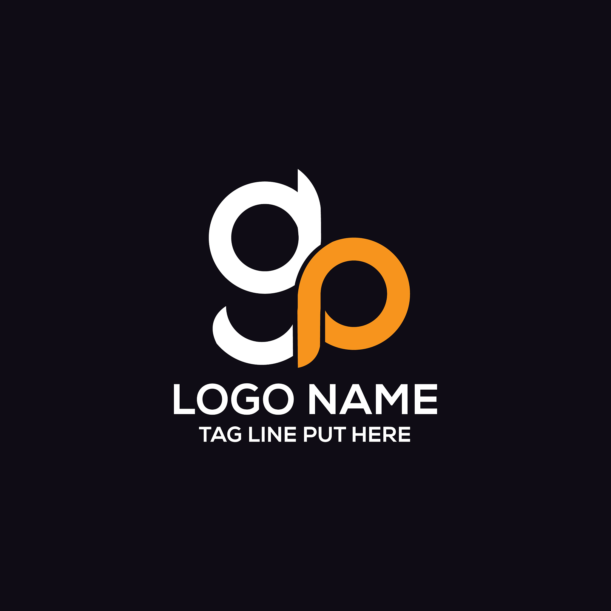 gb-letter logoidentity design
