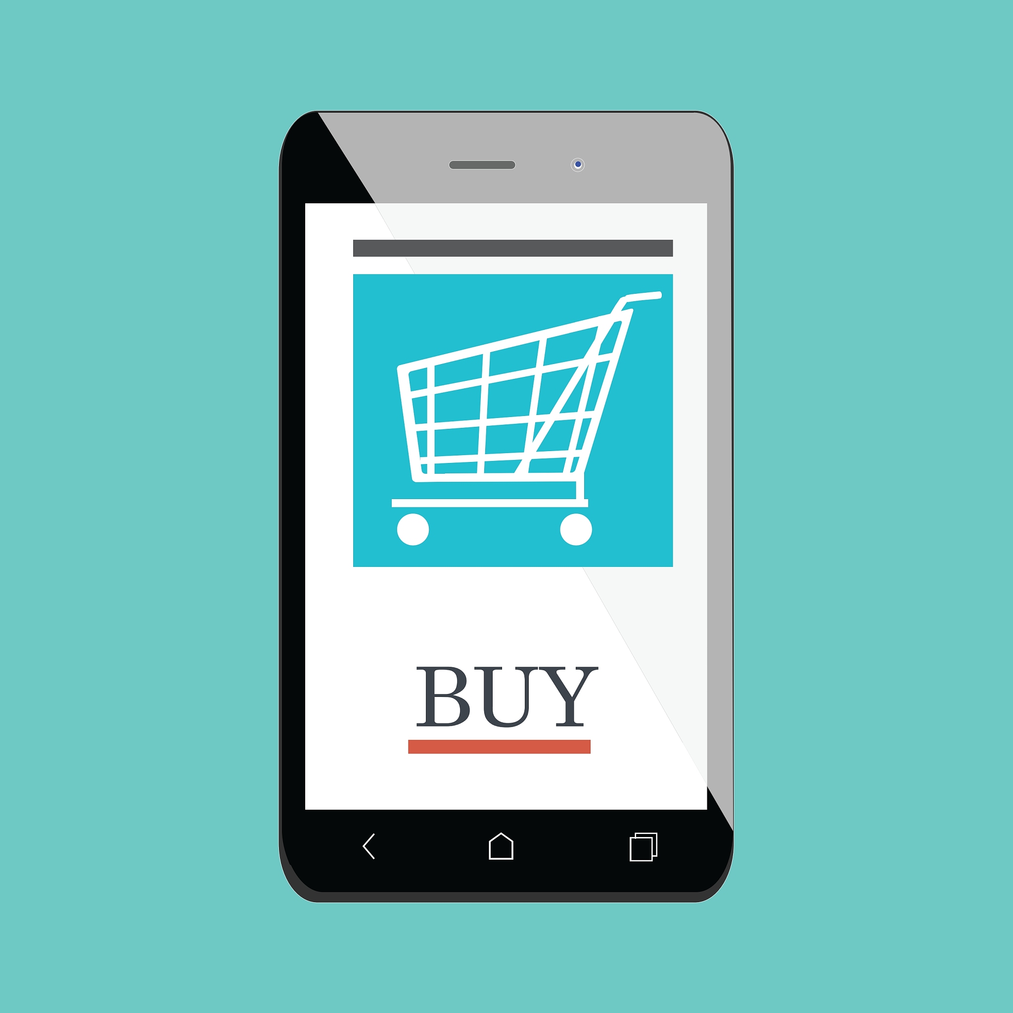 mobile shopping icon
