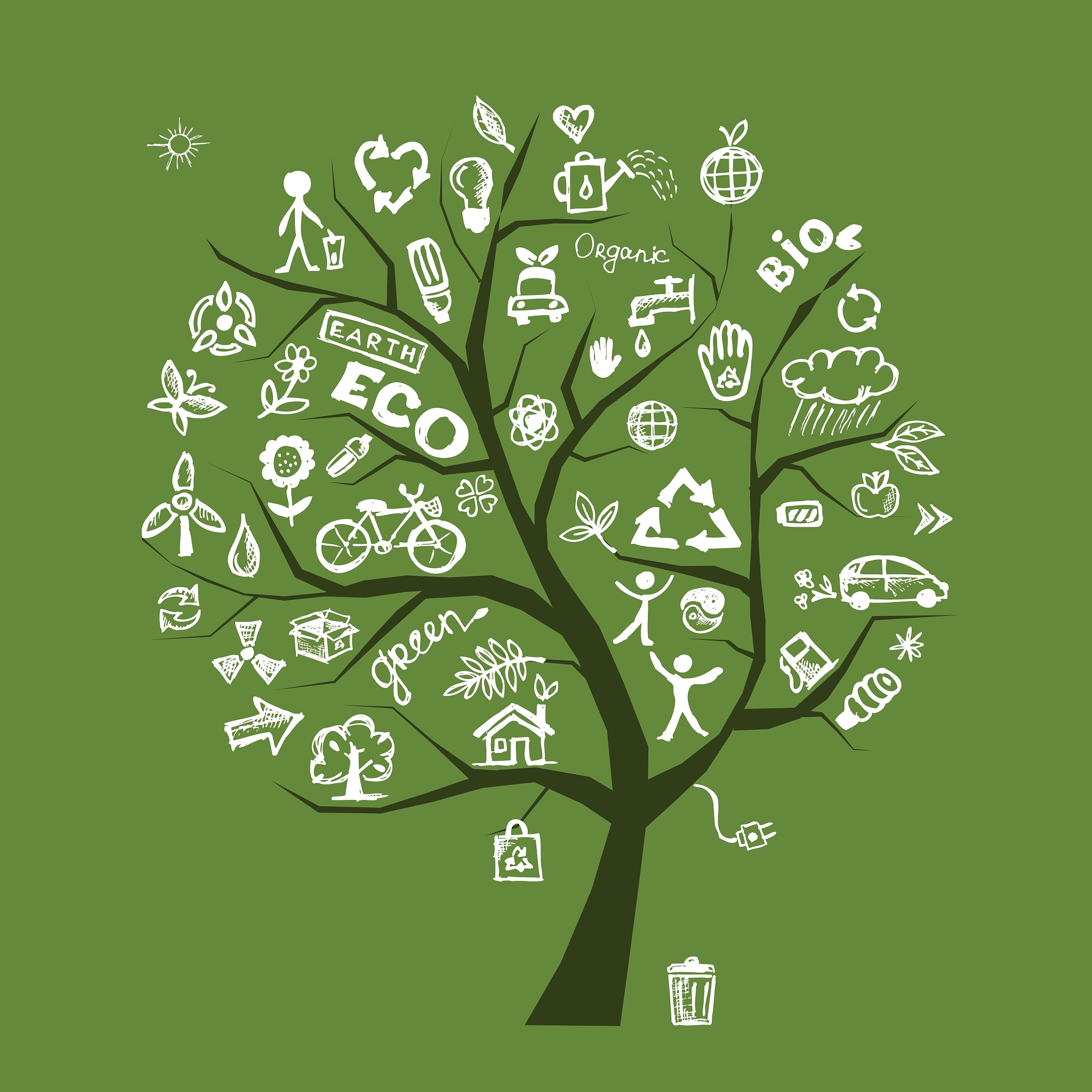 green ecology tree