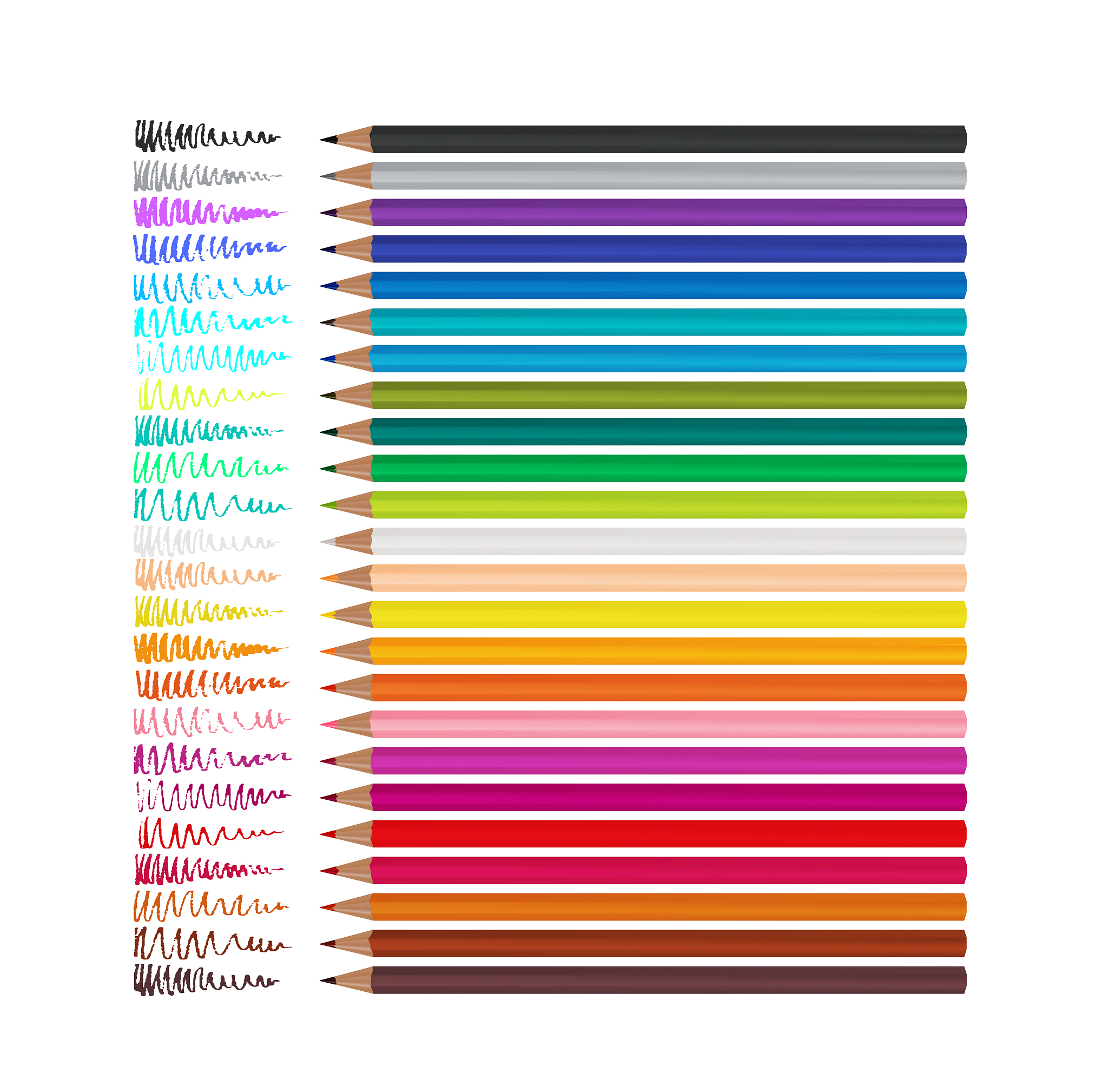 ws2812 灯珠颜色表