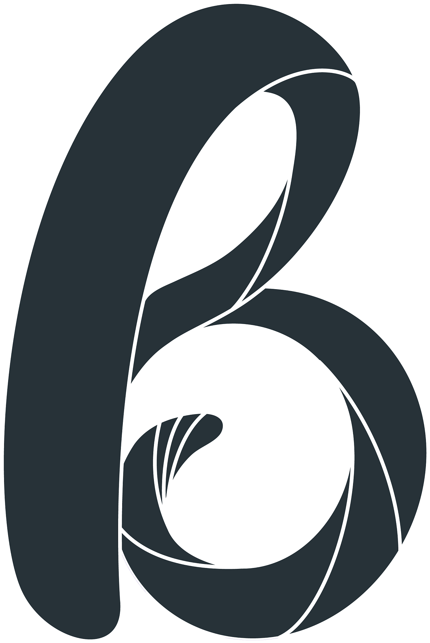 letter b logo icon design template elements