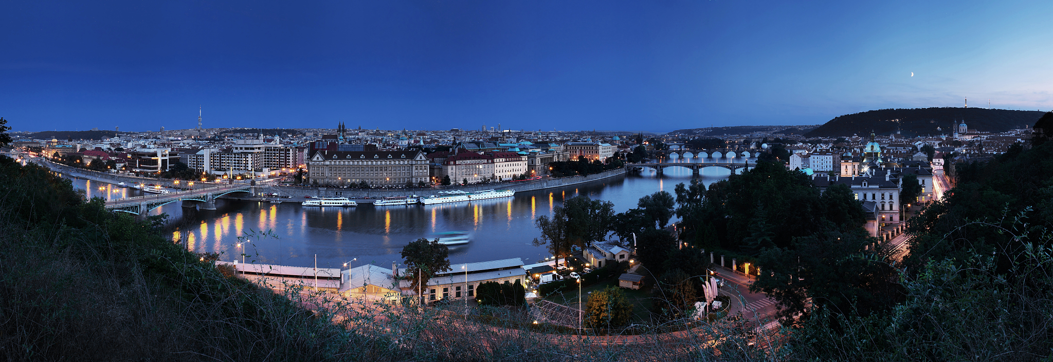 prague skyline (czech republic)