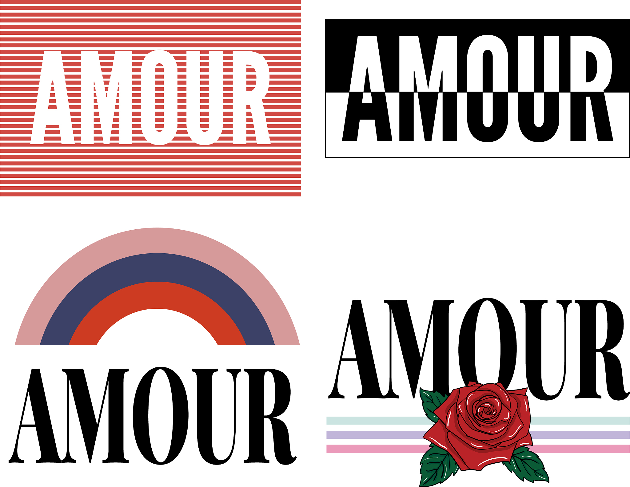 amour slogan modern fashion slogan for t-shirt