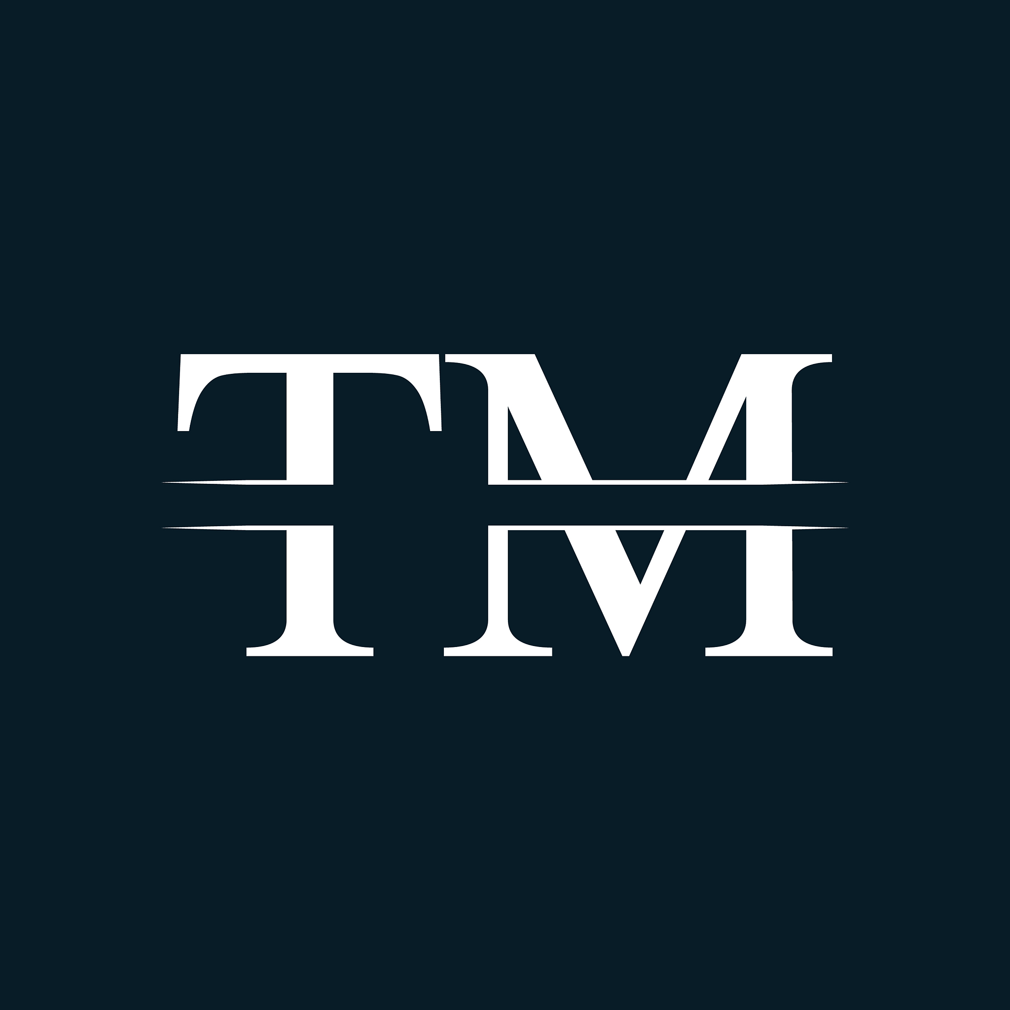 initial letter tm logo design template linked