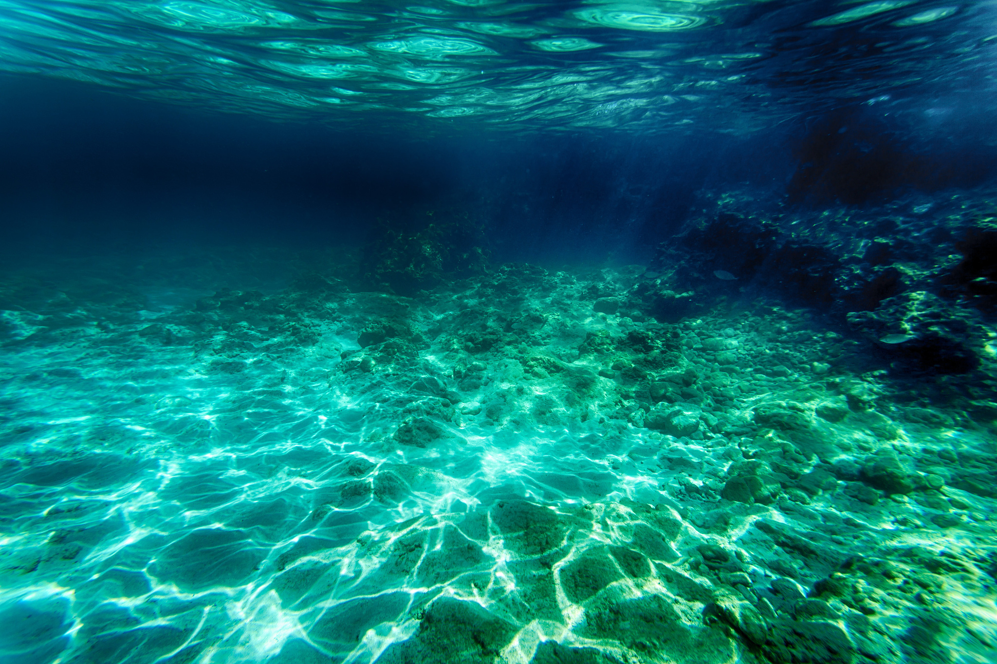 underwater