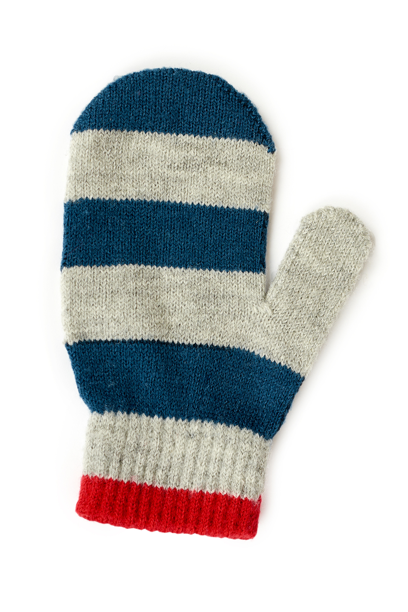 warm winter children's gloves isolated on white background. sale