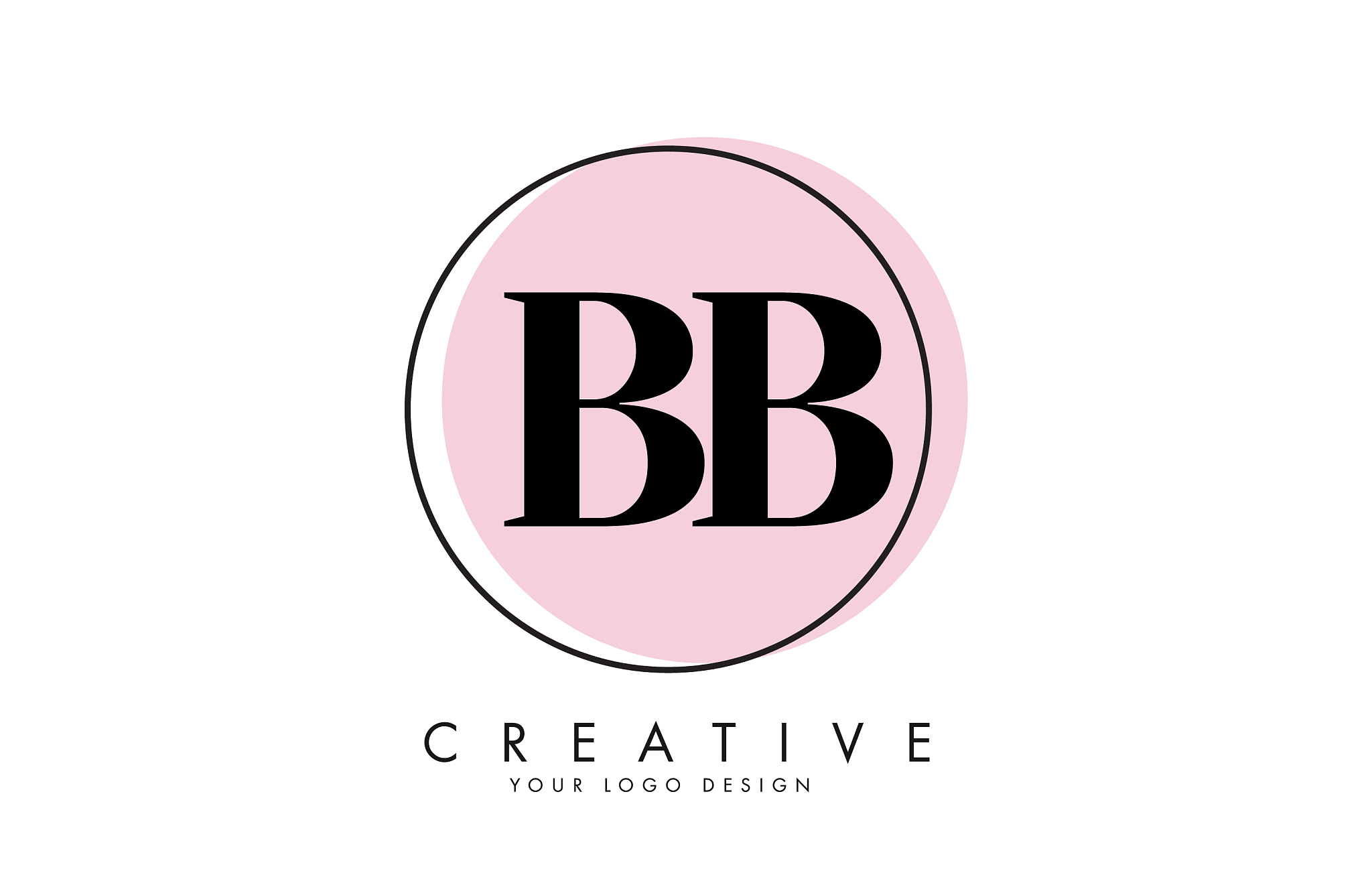 letters bb b logo with a minimalist design and