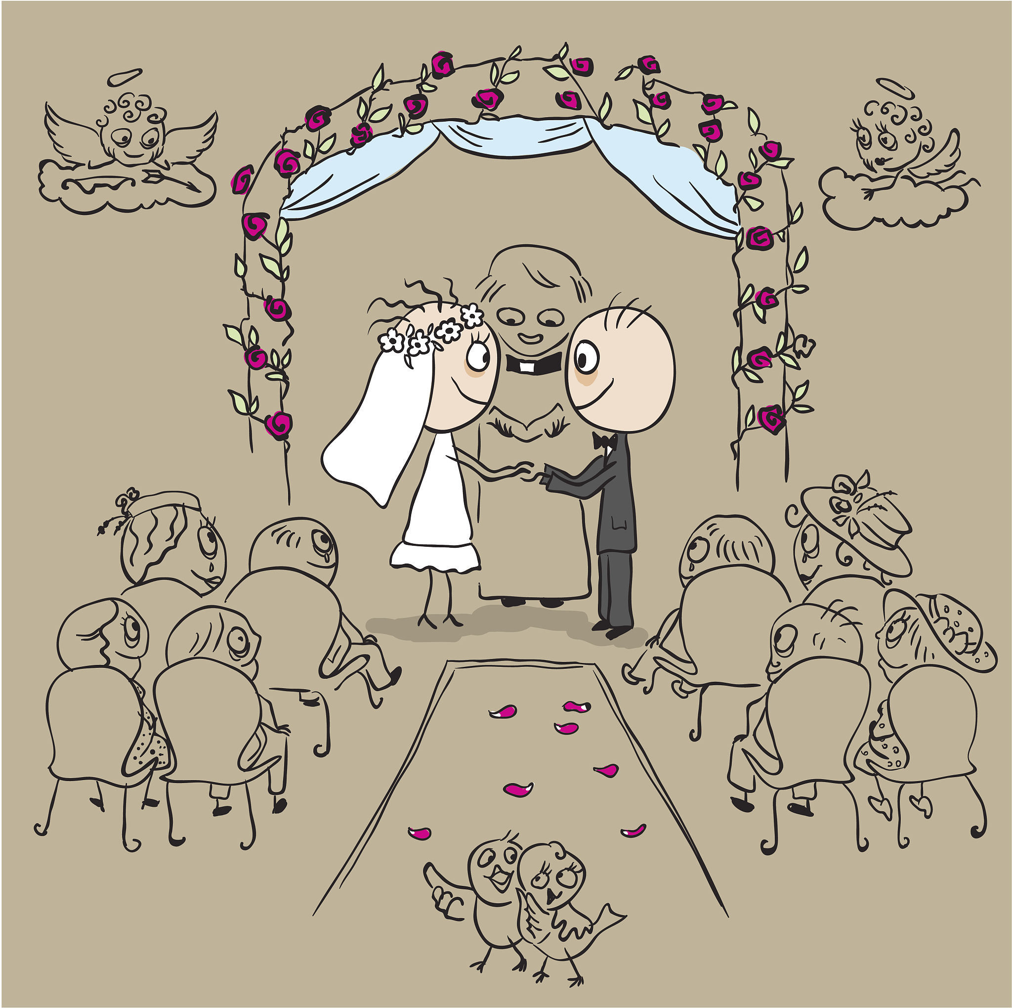 儿子在圣神父家庆典，母亲暖心祝福