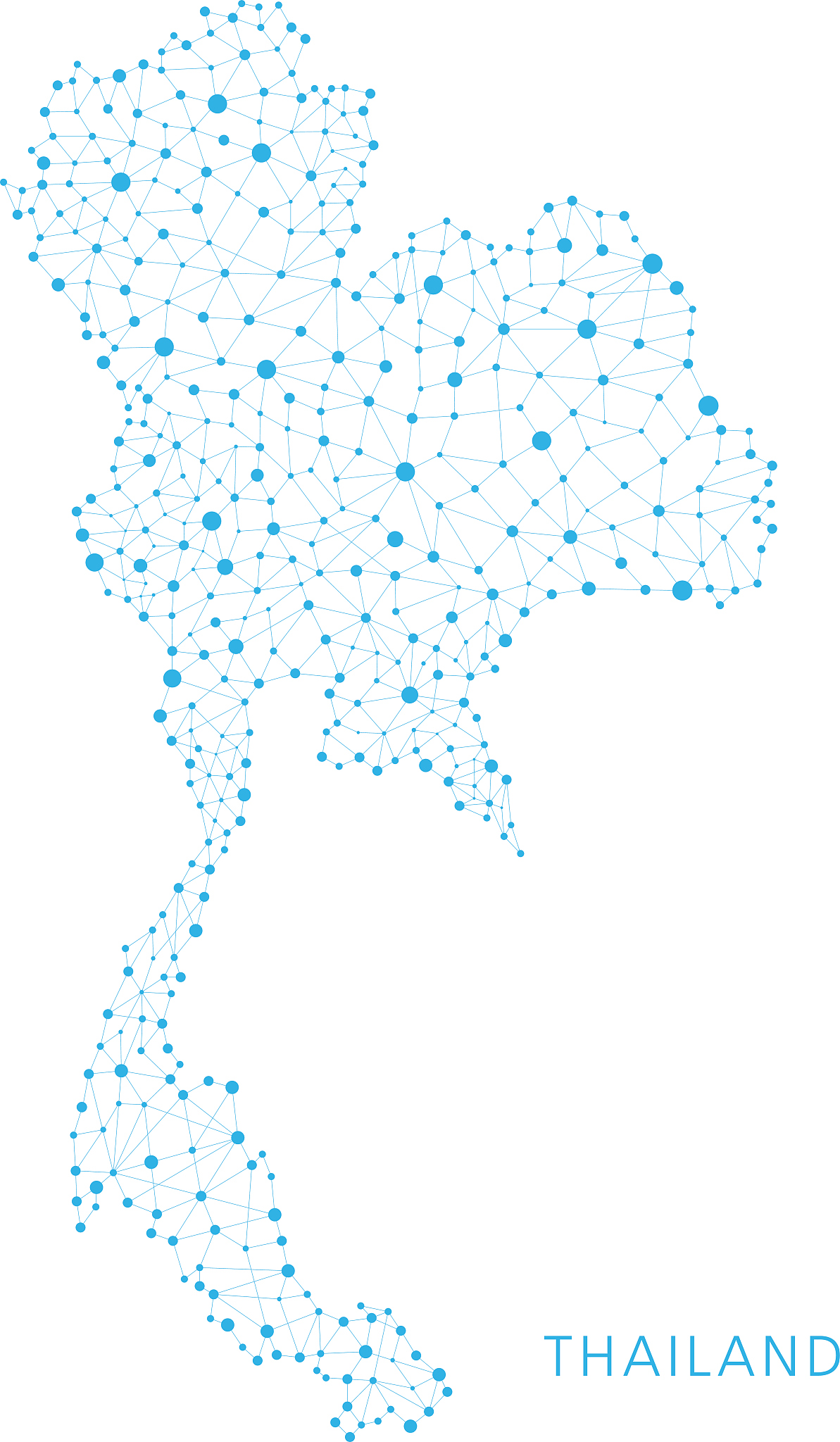thailand network map