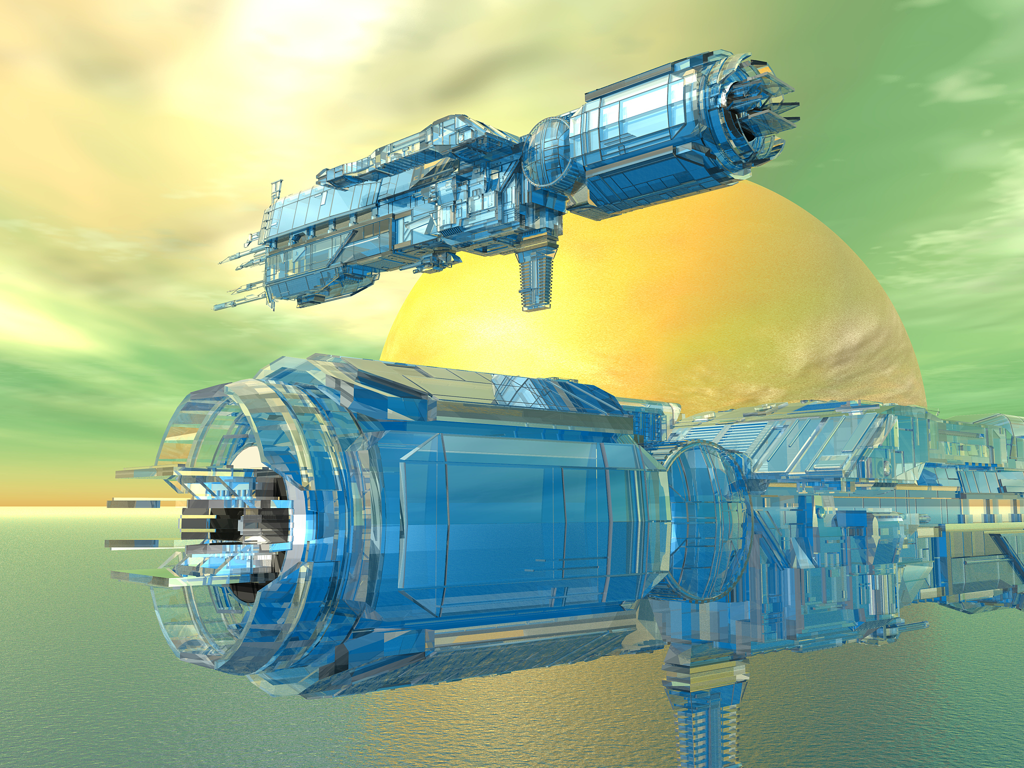 寫一個科幻遊戲