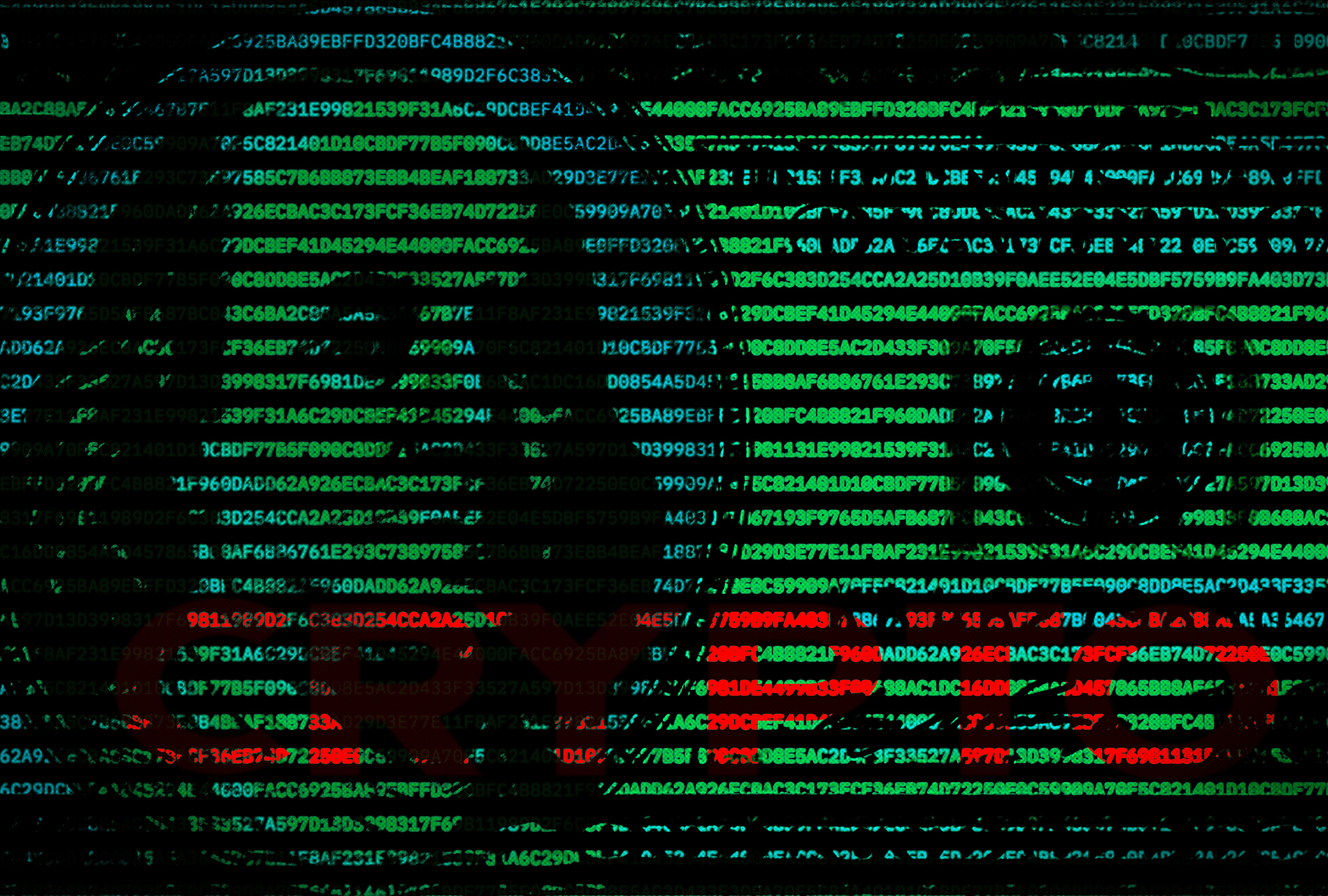 cryptocurrency block chain technology concept poster. overlay of