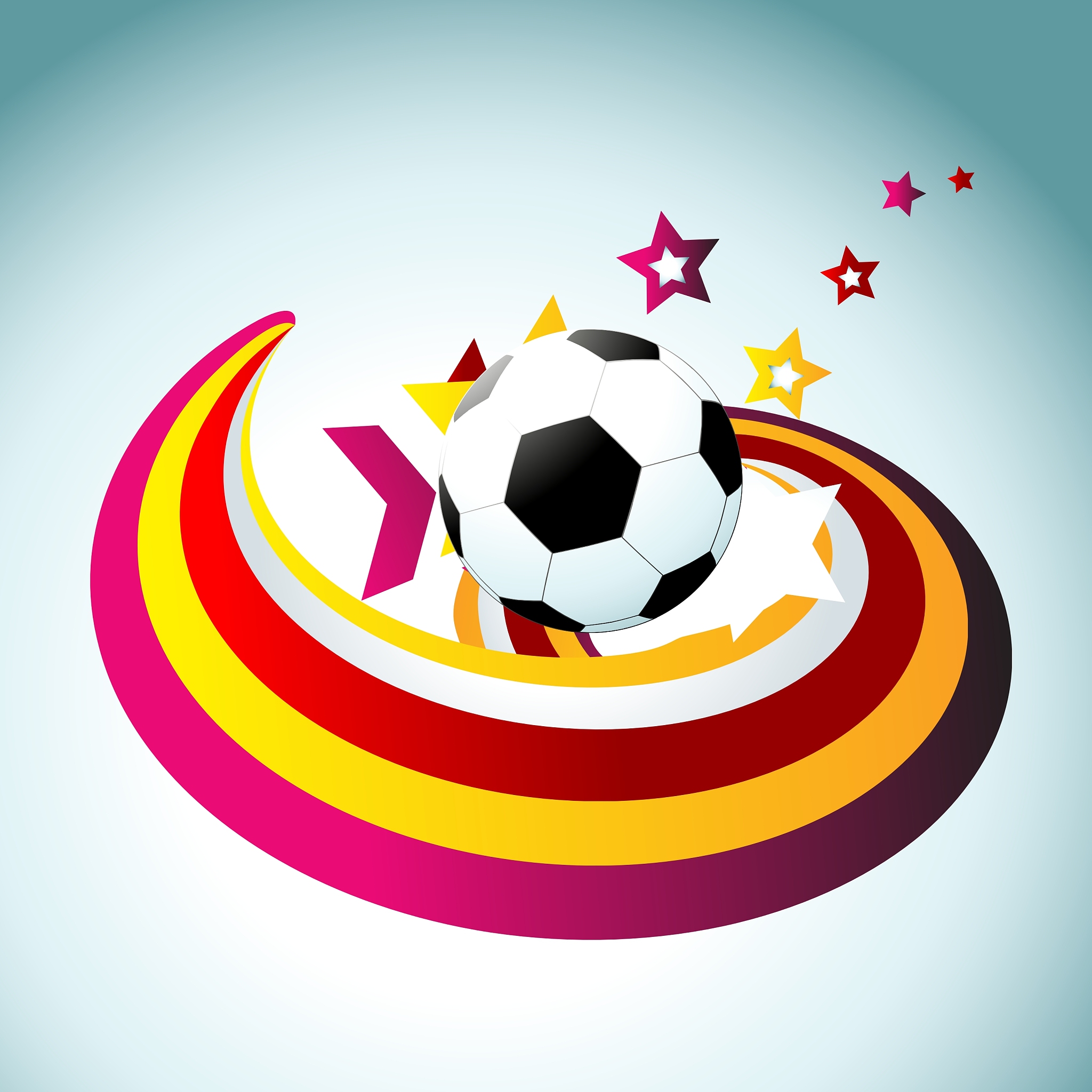 football artistic design