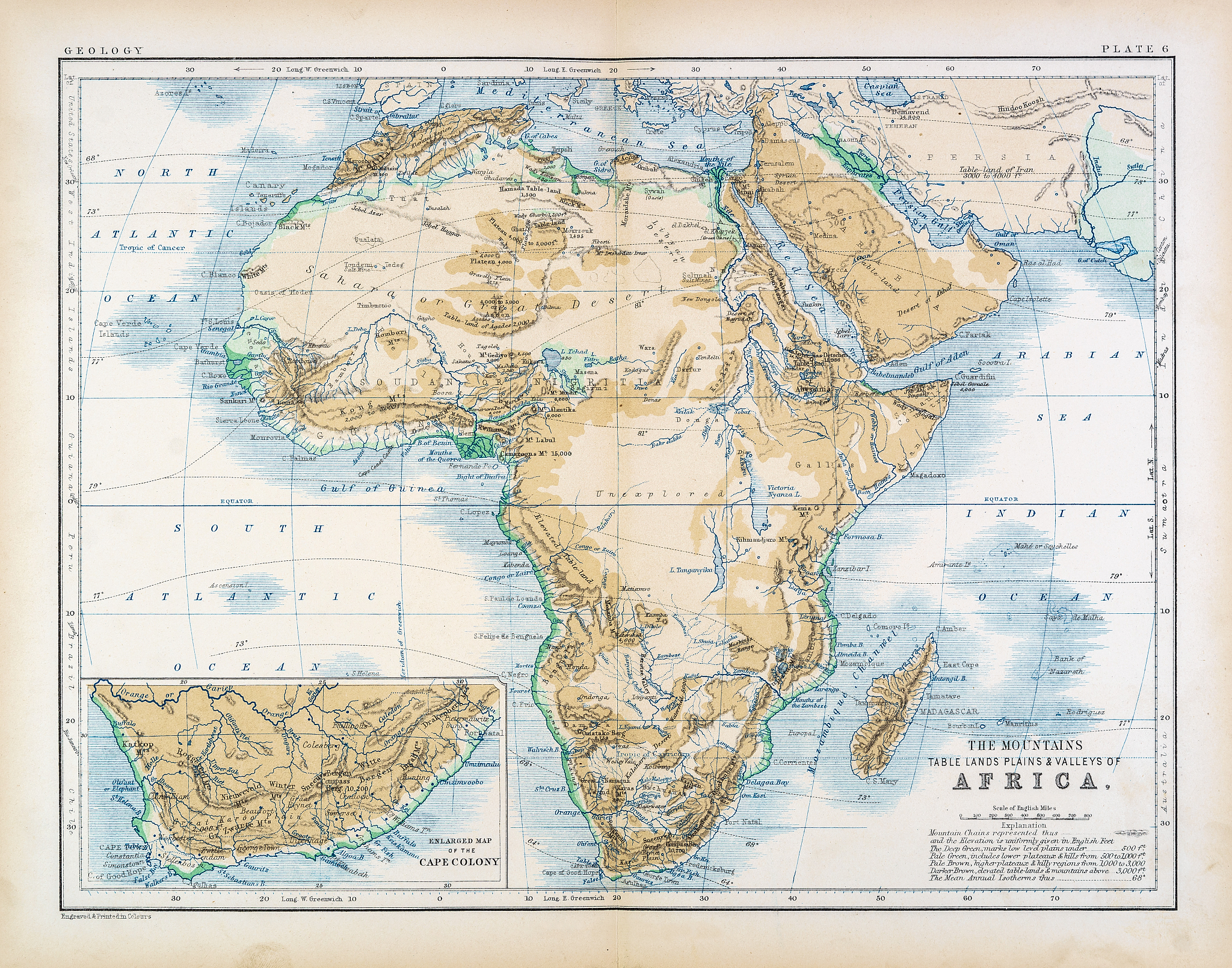 非洲和亚洲：高原大陆与热带大陆的对比