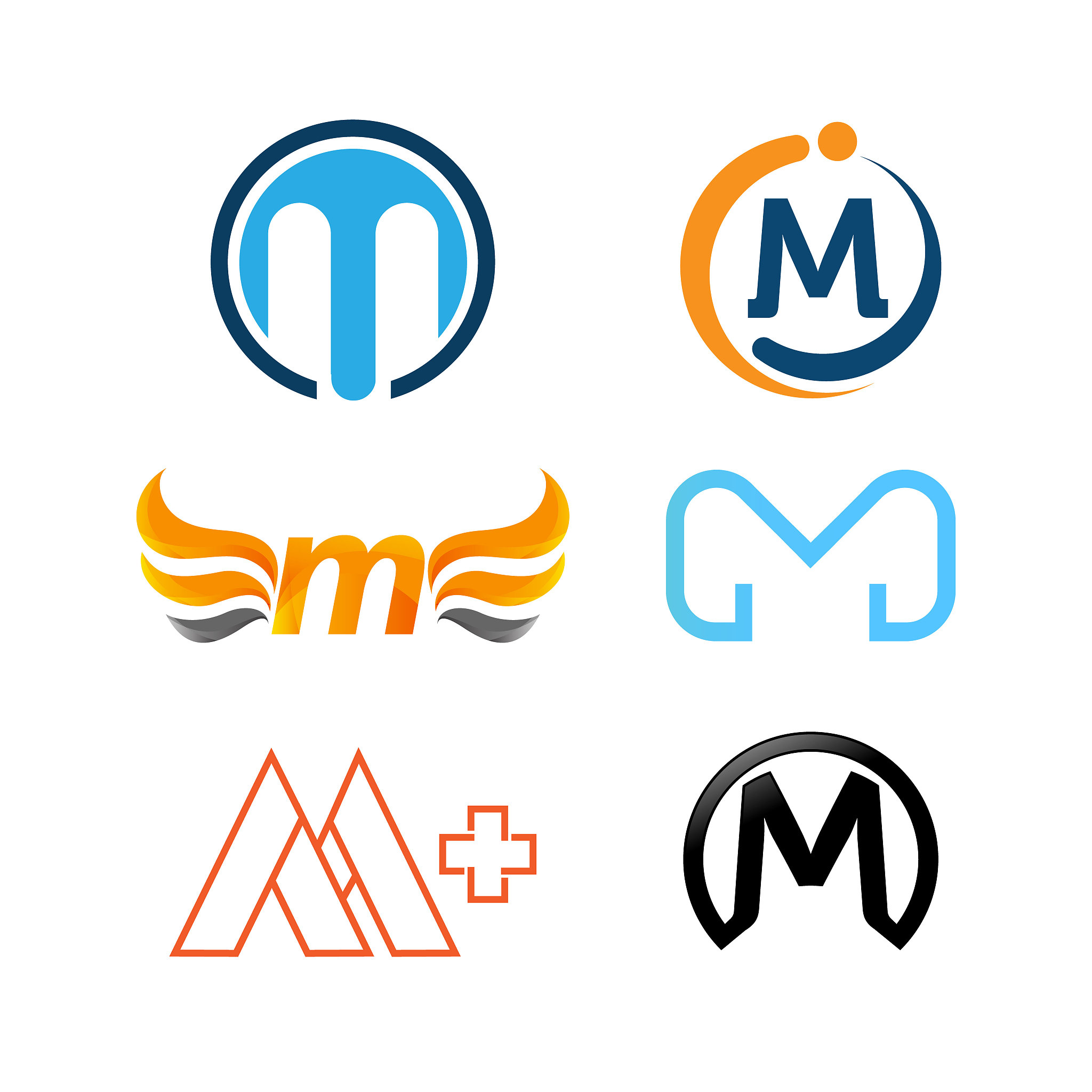 m letter logo designs, line art logo template, military logo, st