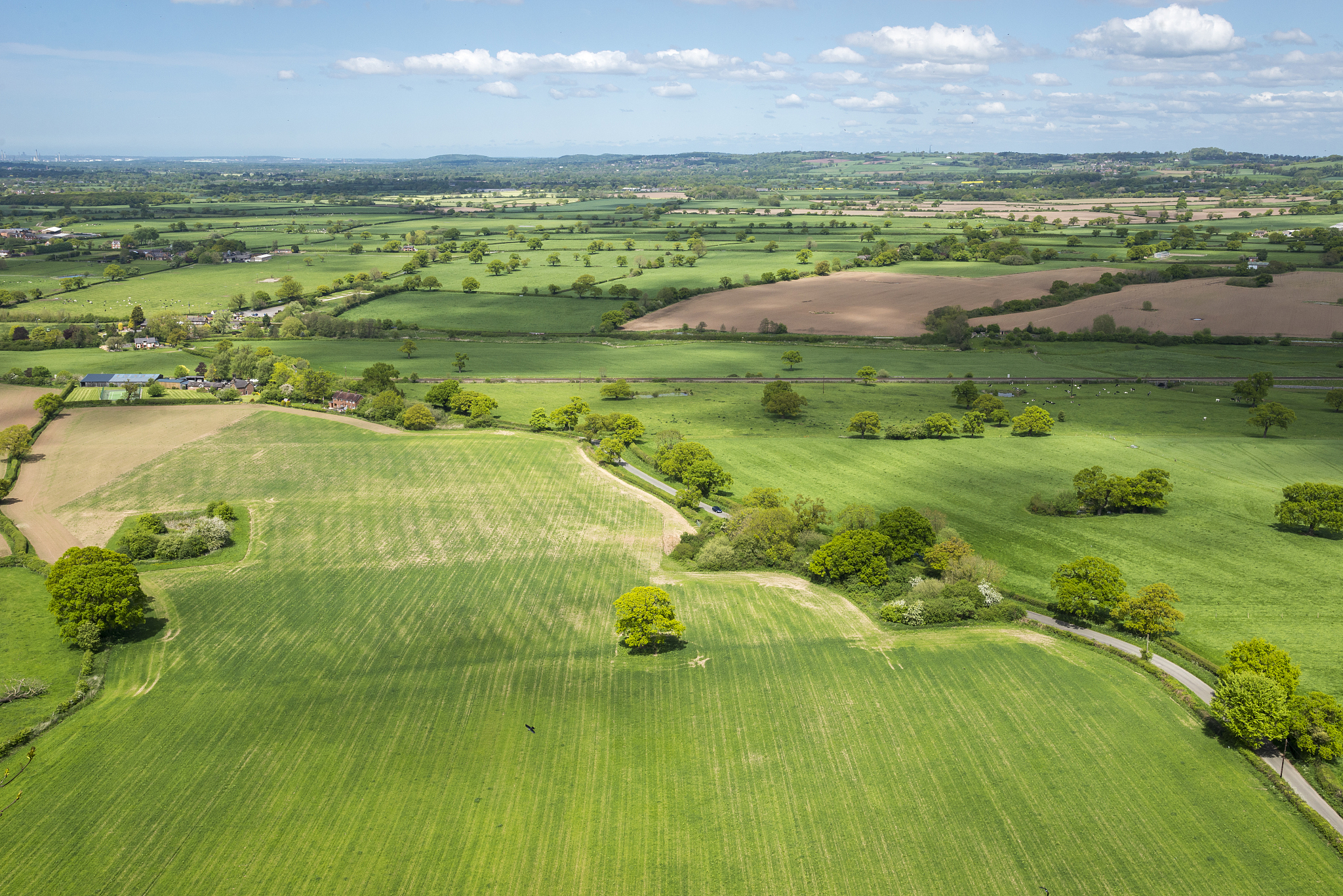 the cheshire plain, england