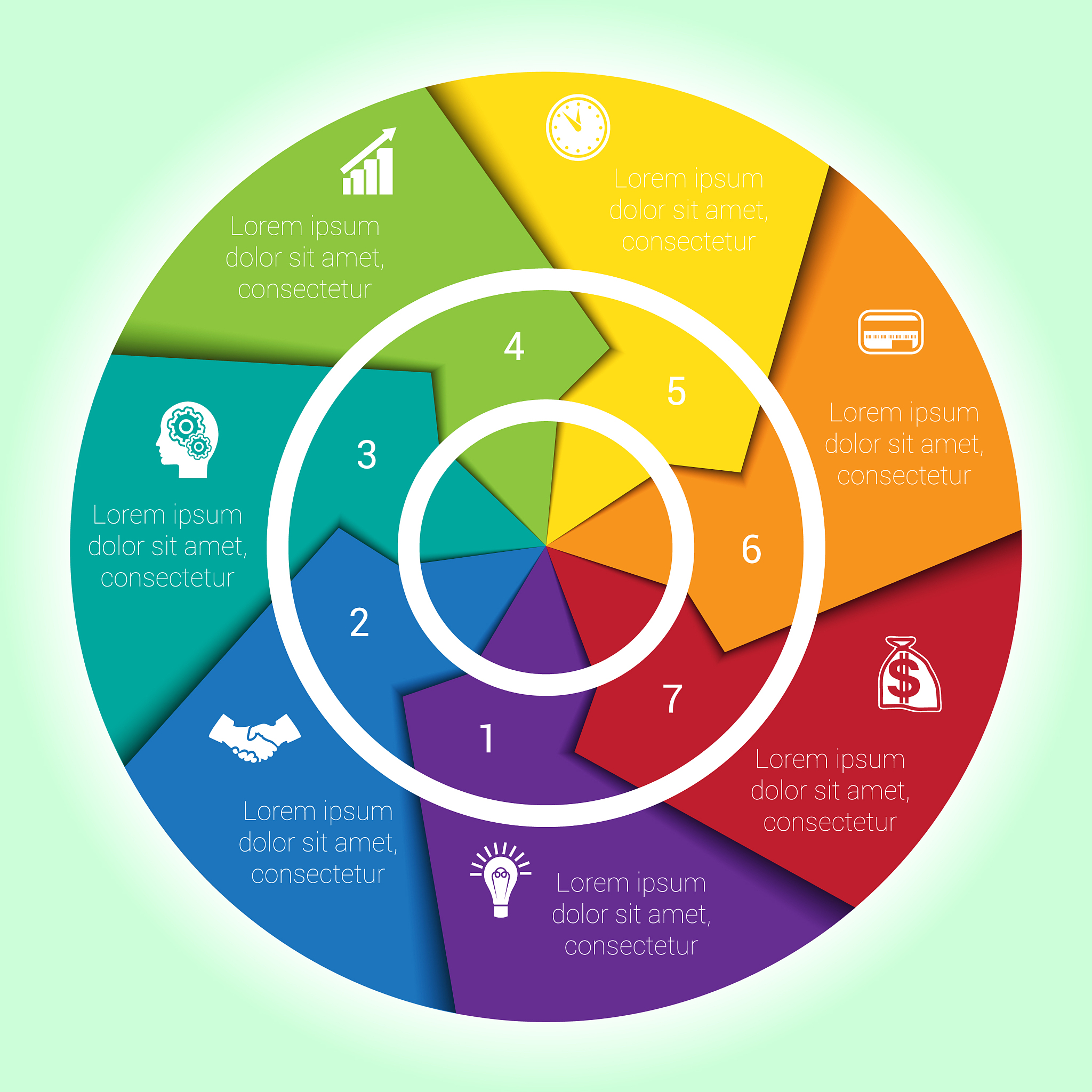 js 循环每个5次换一个颜色