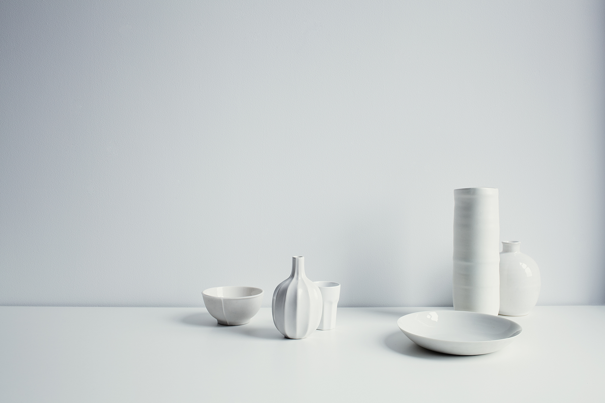 white ceramics