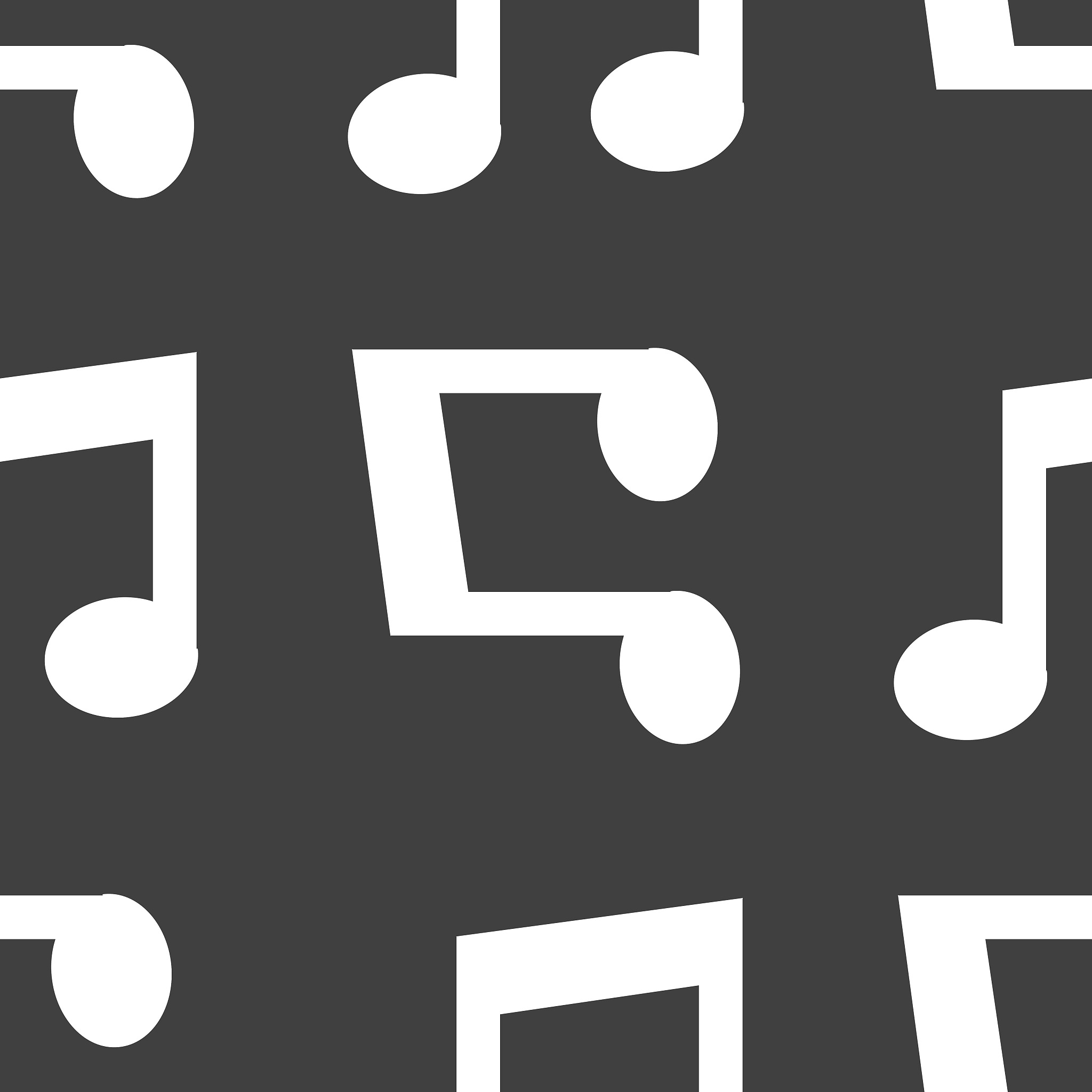 music note web icon. flat design. seamless pattern.