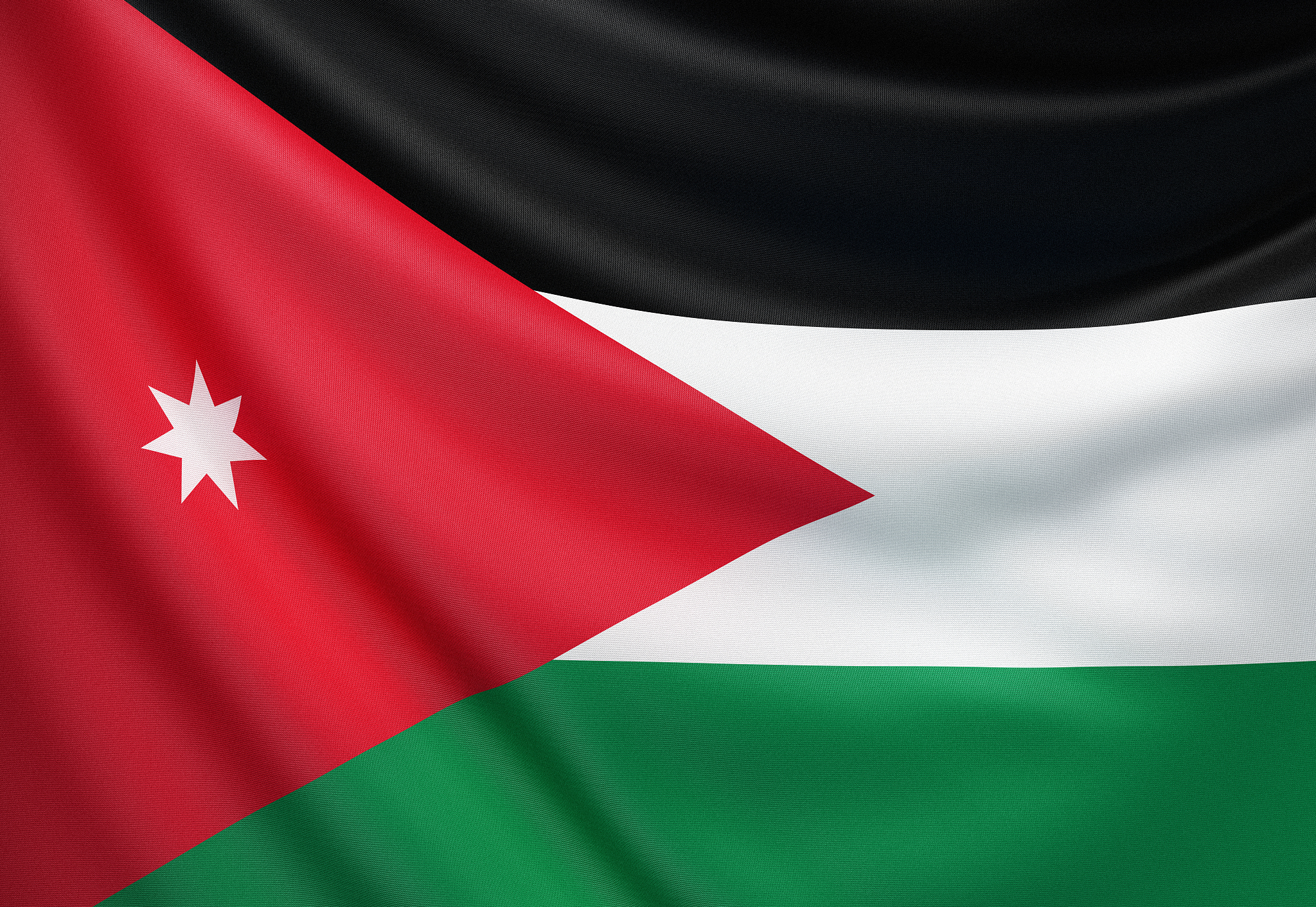 flag of jordan
