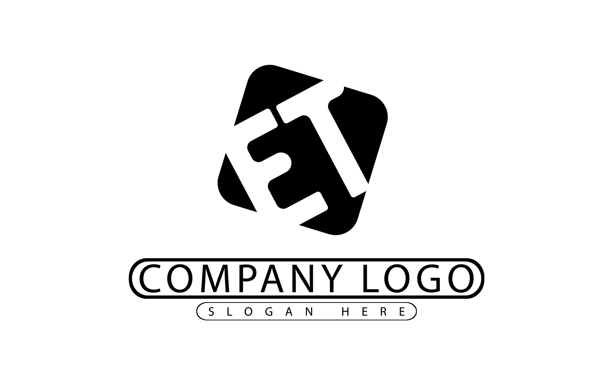 et initial logo