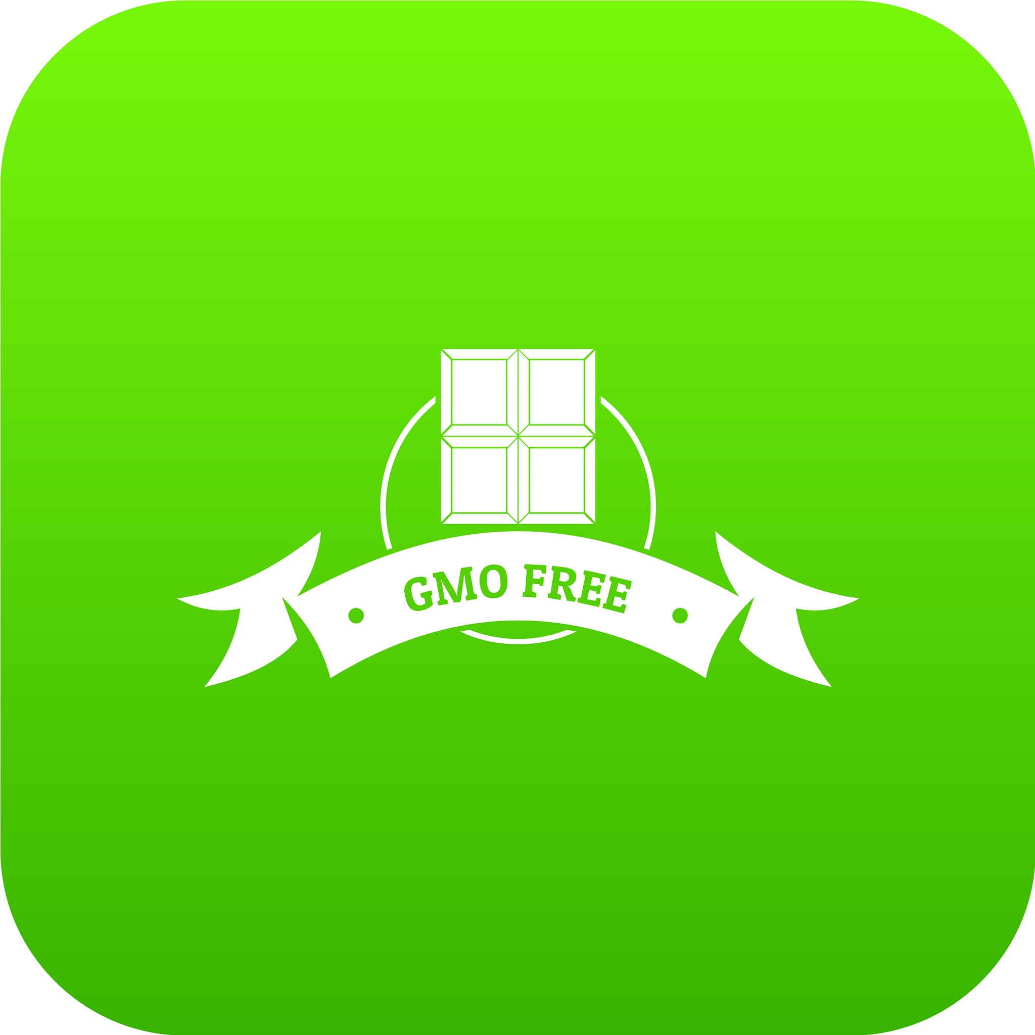 gmo free food icon green