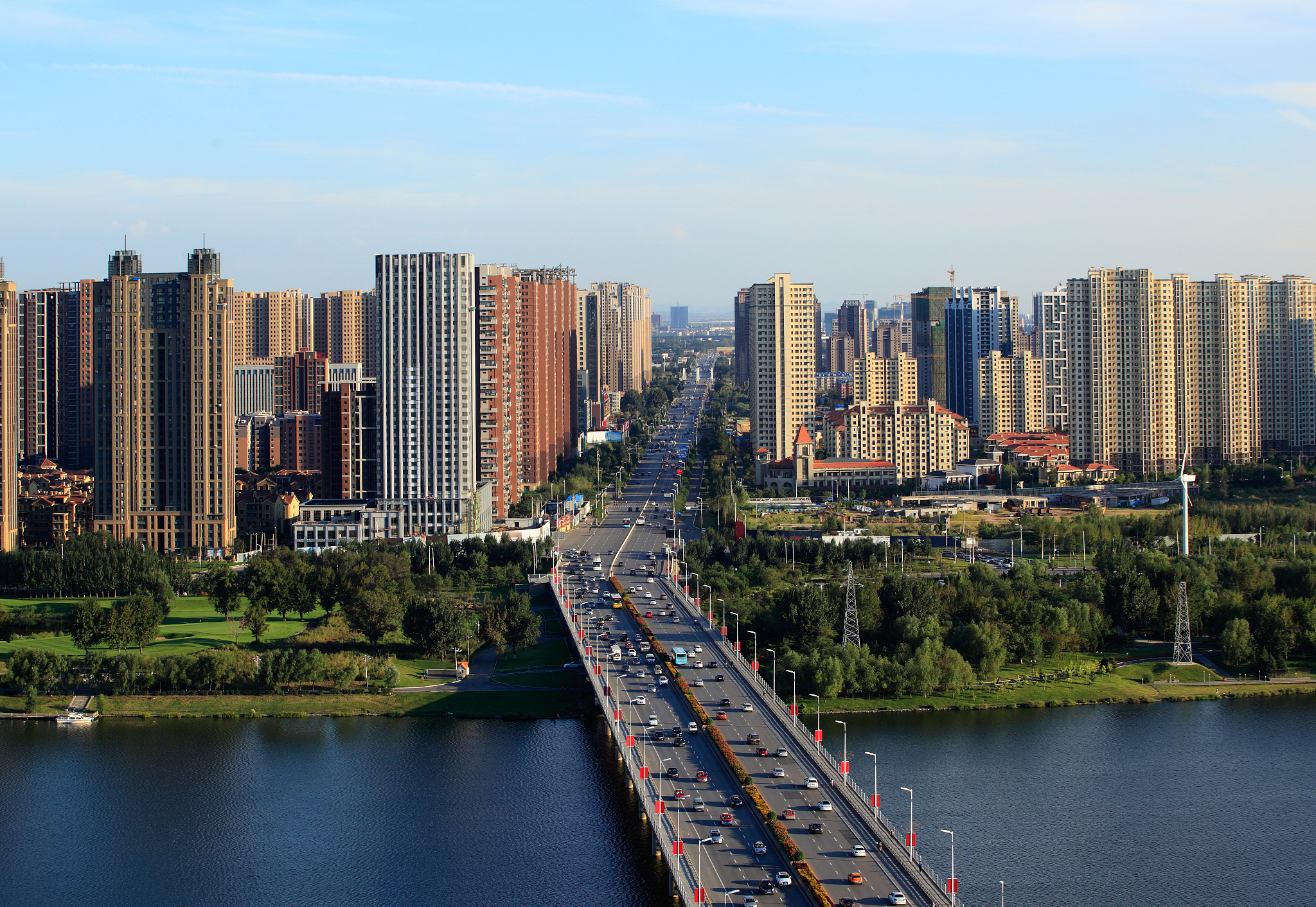 沈阳城市建筑日景