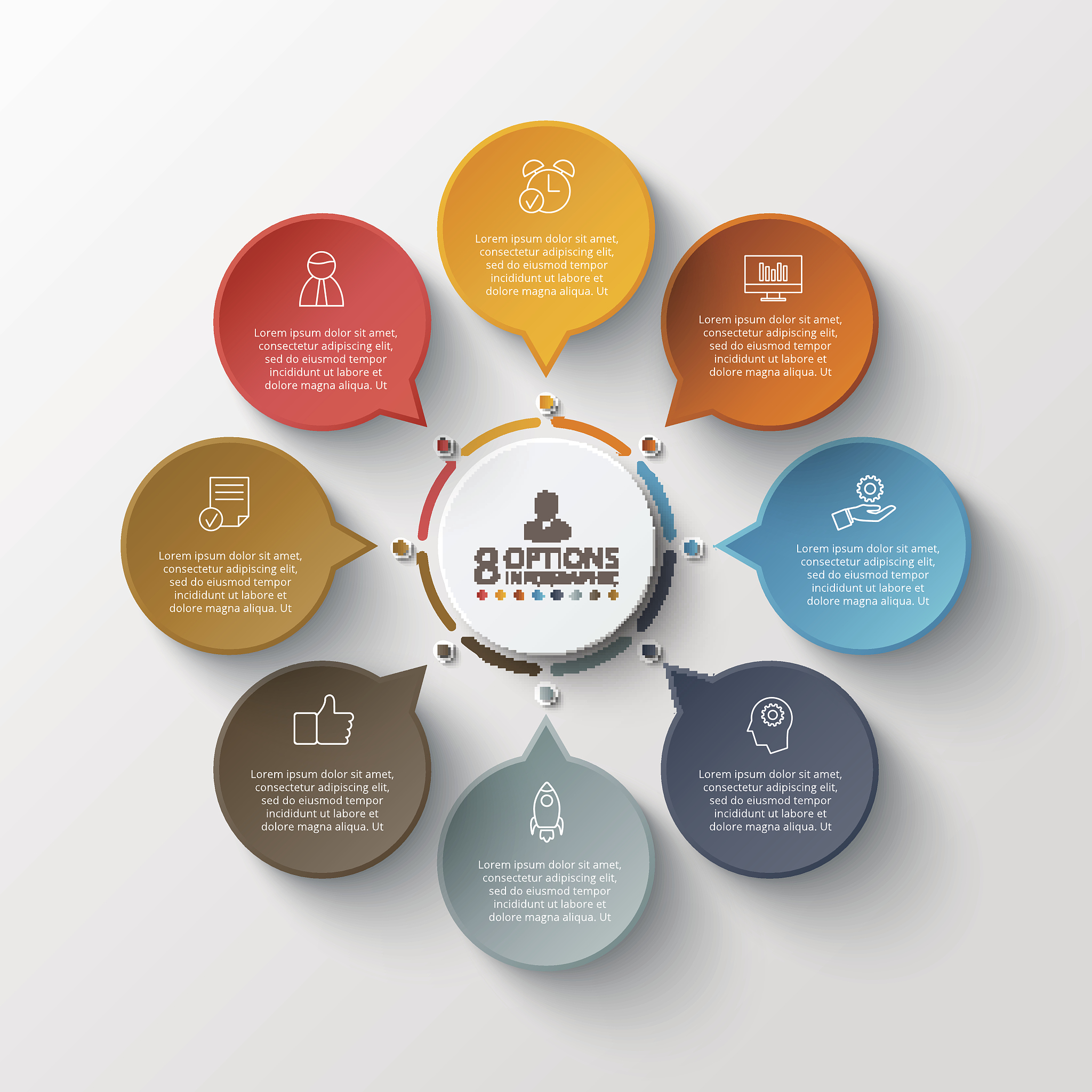 vector infographic design template.