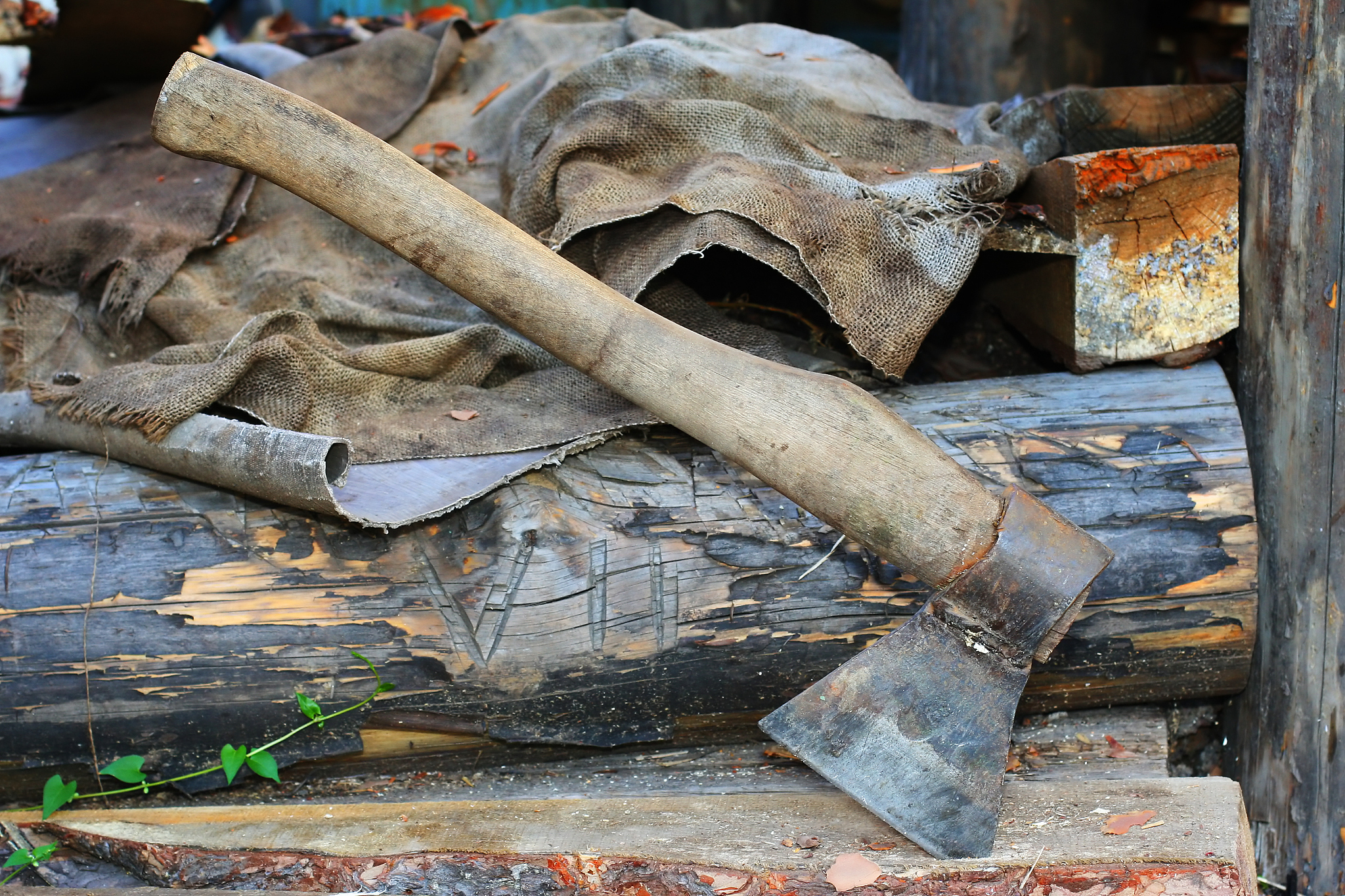 old axe
