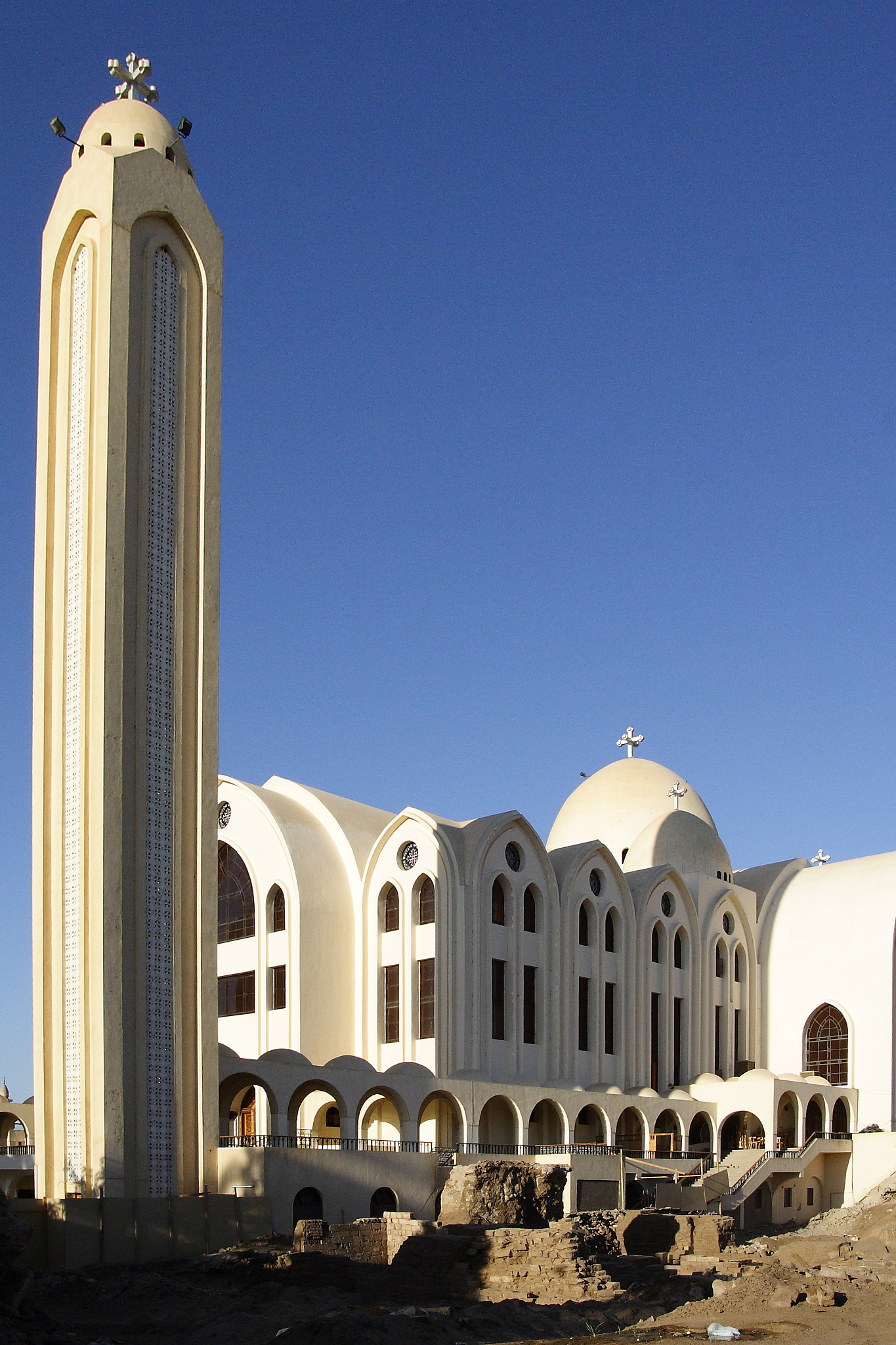 aswan orthodox cathedral in egypt