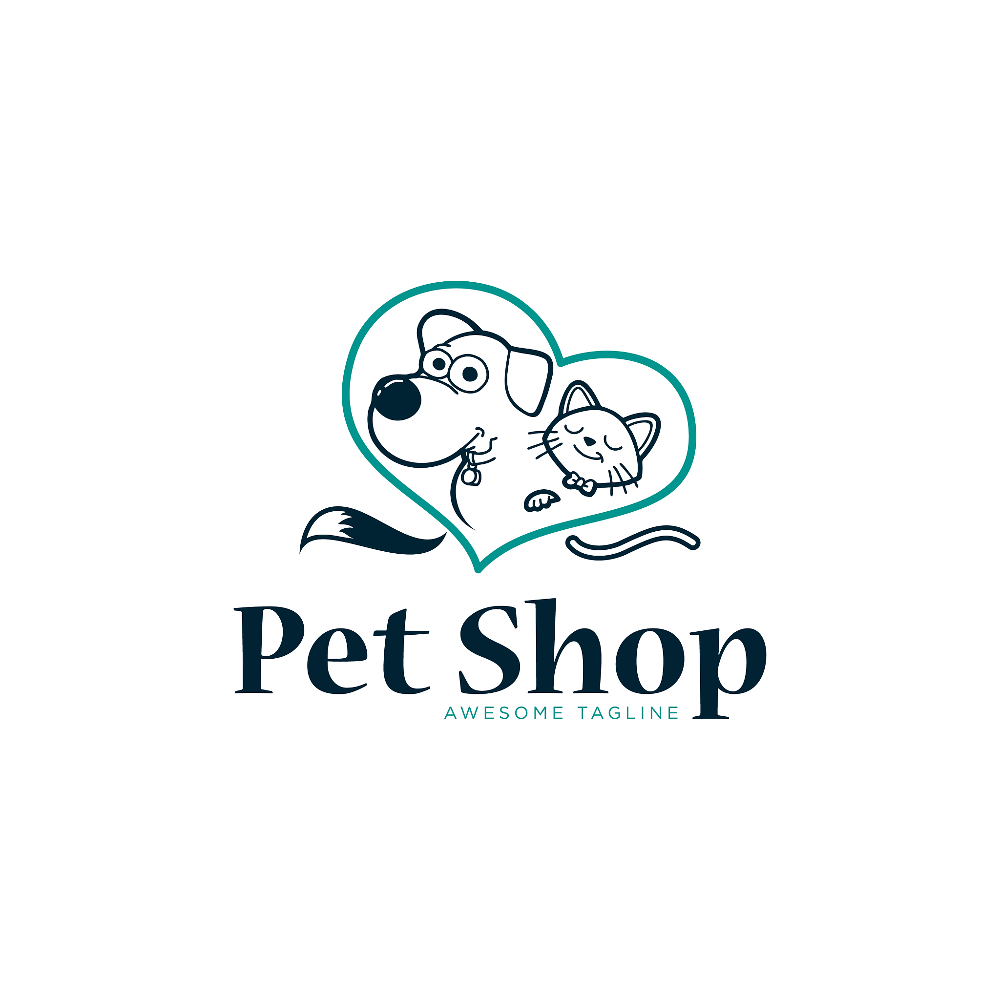 宠物店logo设计