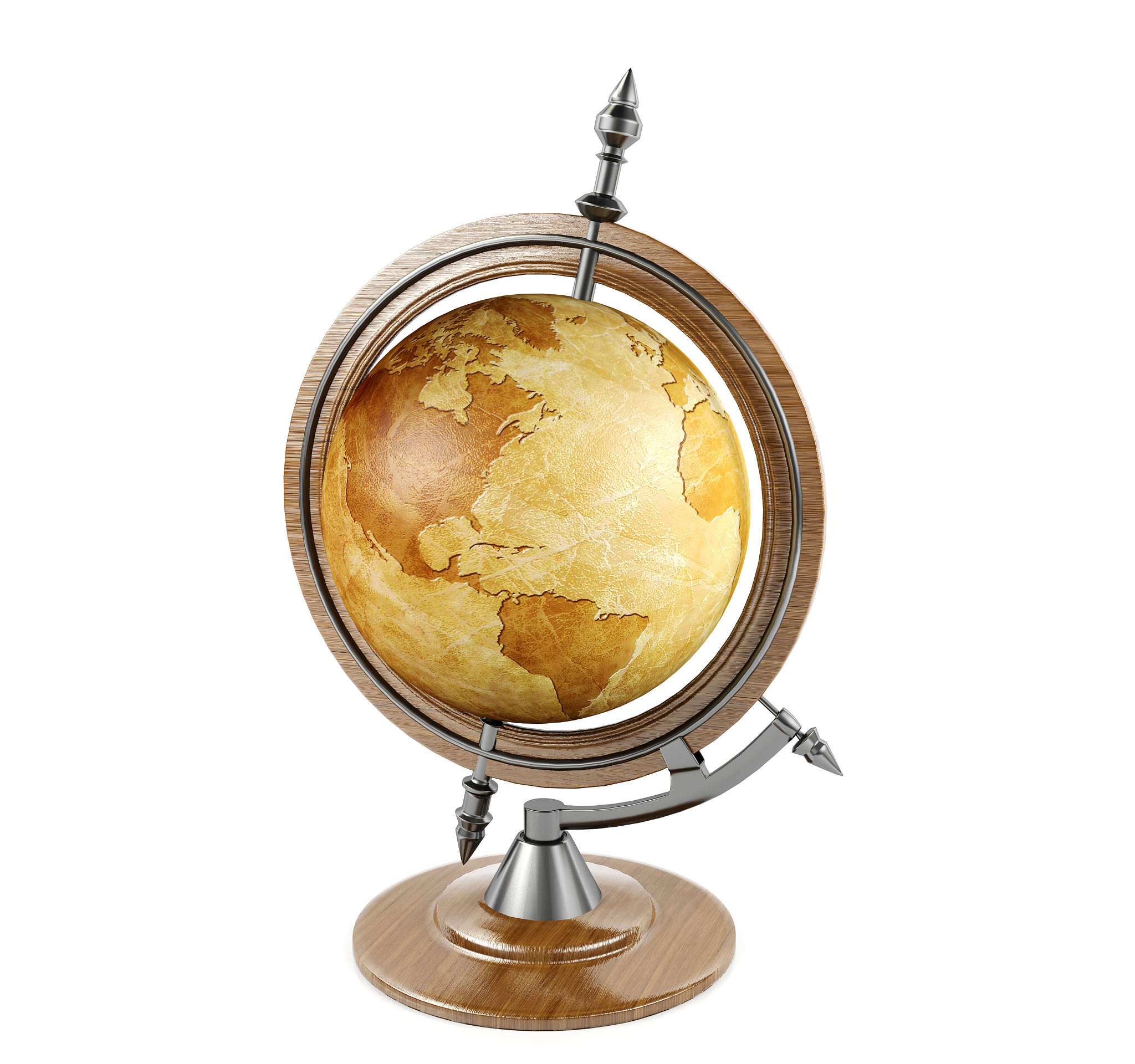 vintage terrestrial globe
