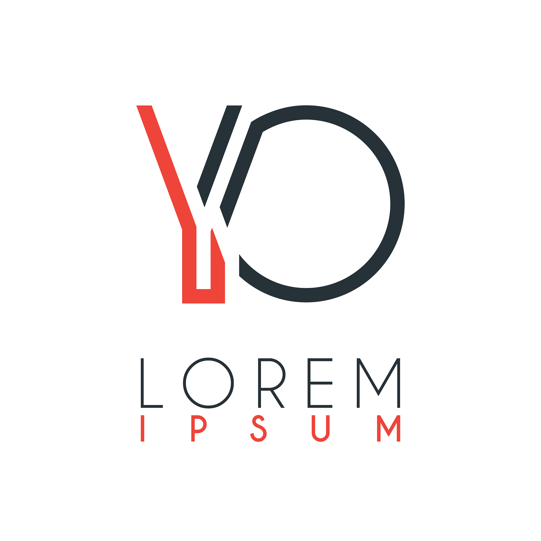 the logo between letter y and letter o or yo