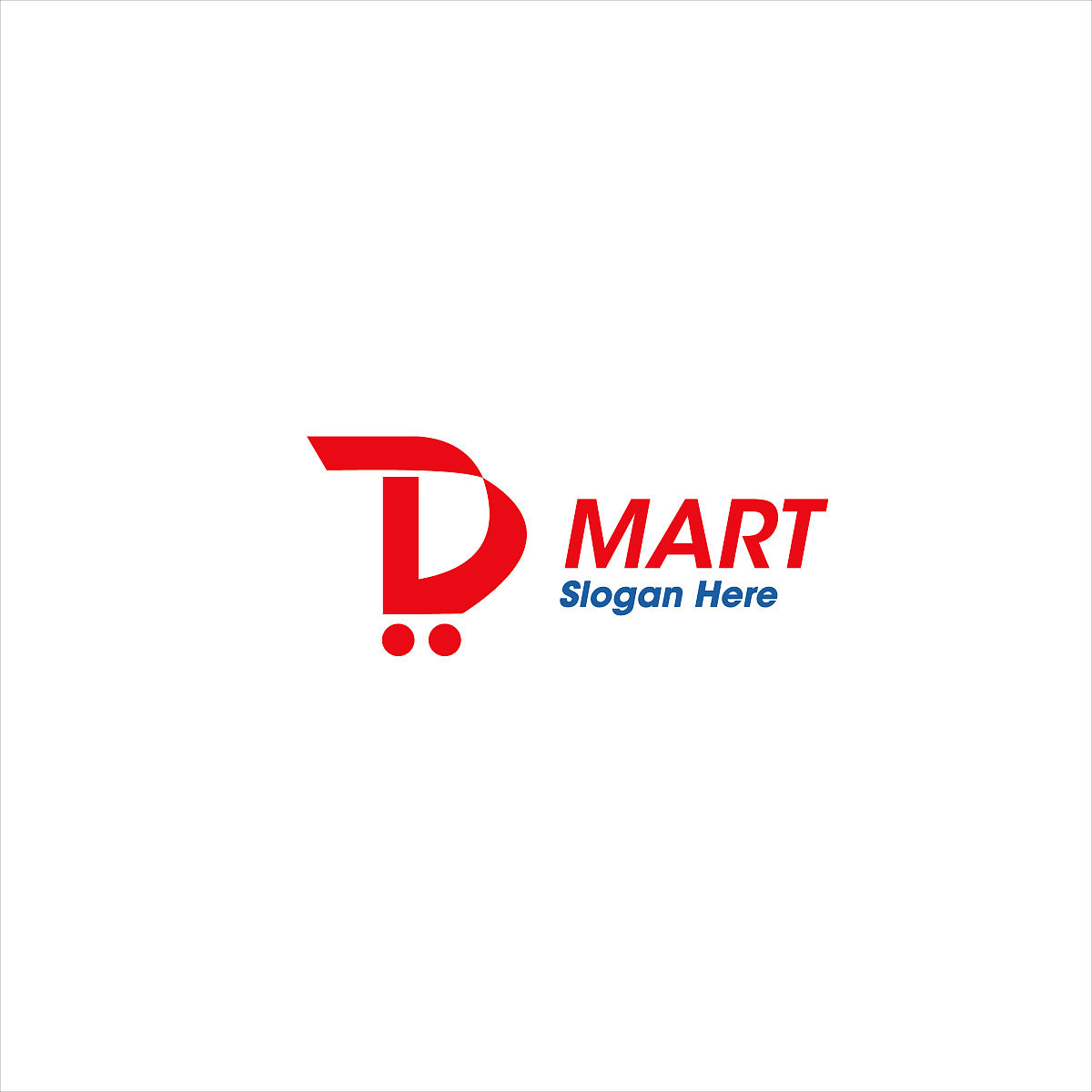 d mart标志设计模板元素.向量标识