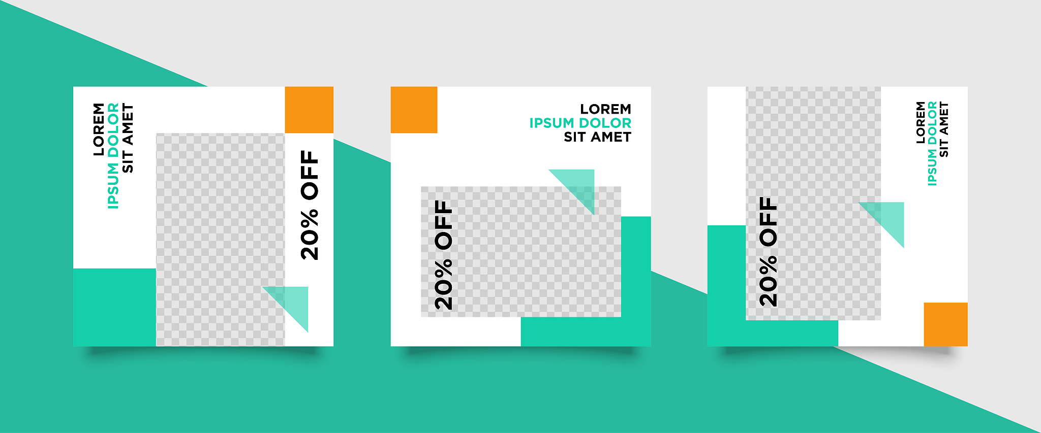 instagram post template collection