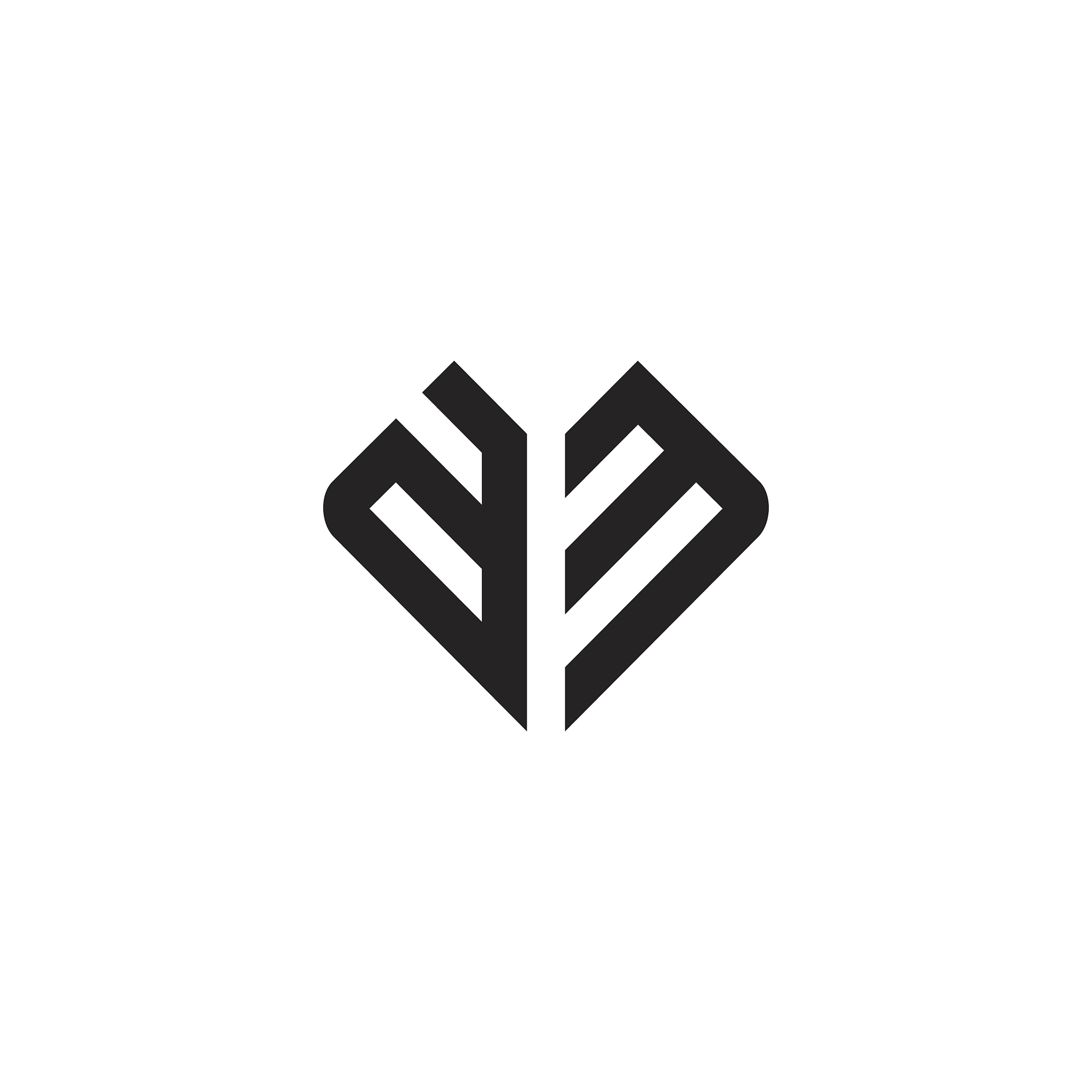 am letter logo icon design template elements