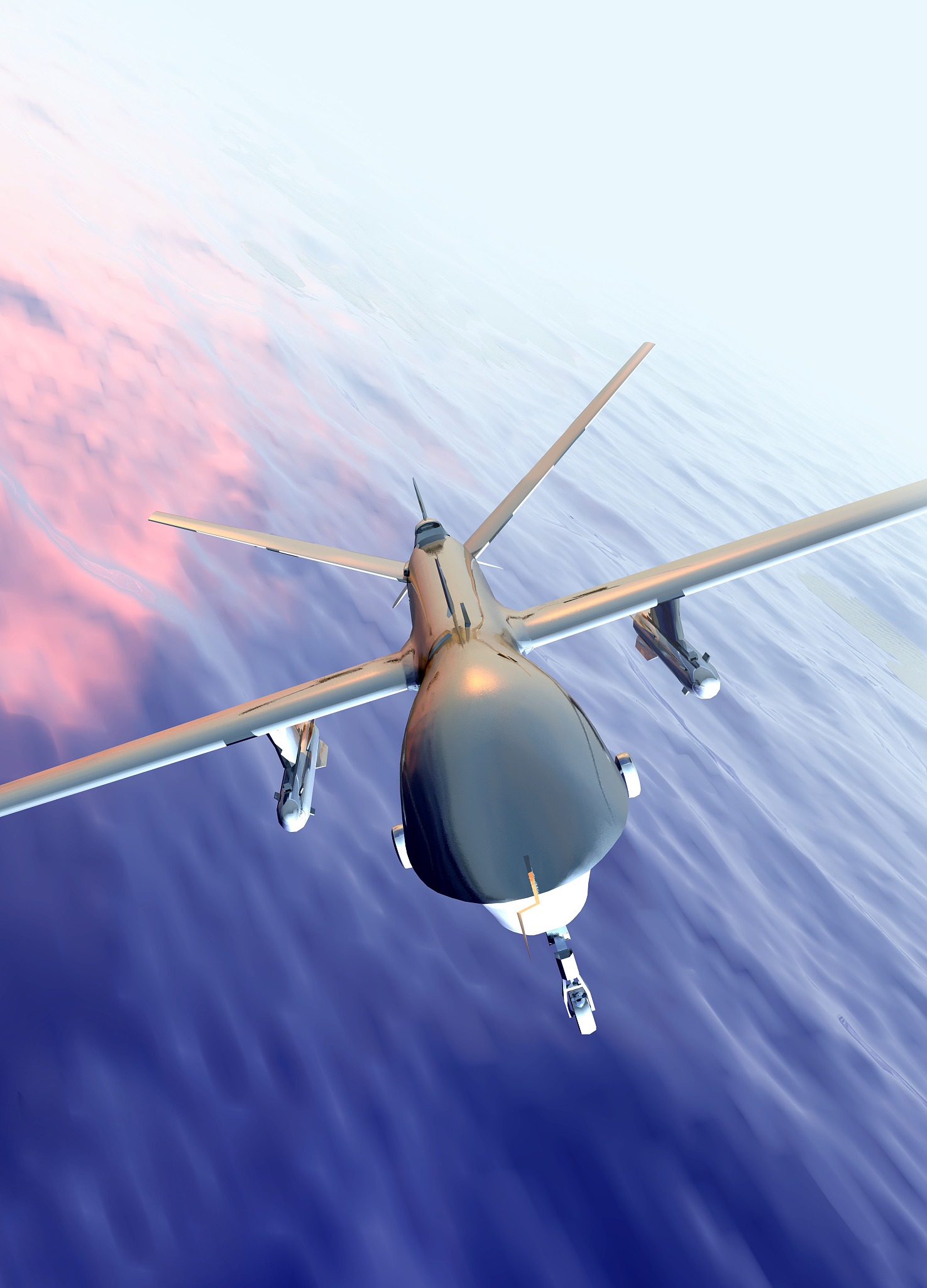MQ-4C 海神無人機：美國海軍最強大的海上監視利器