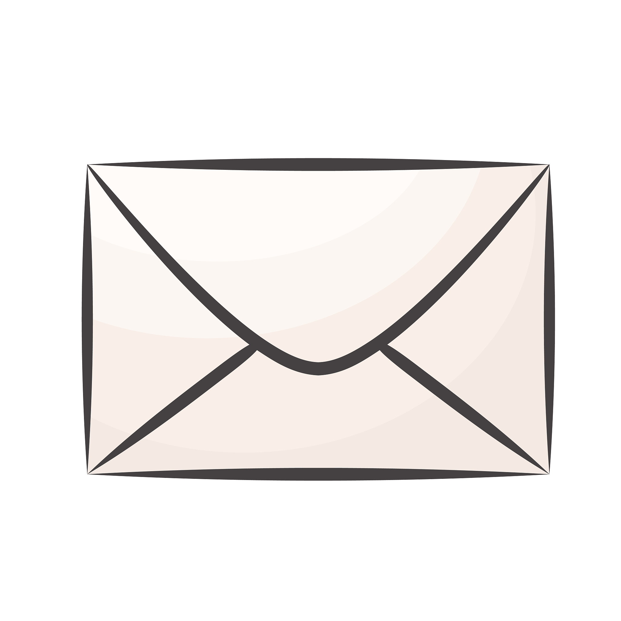 flat letter icon in cartoon style on white, stock vector illustr