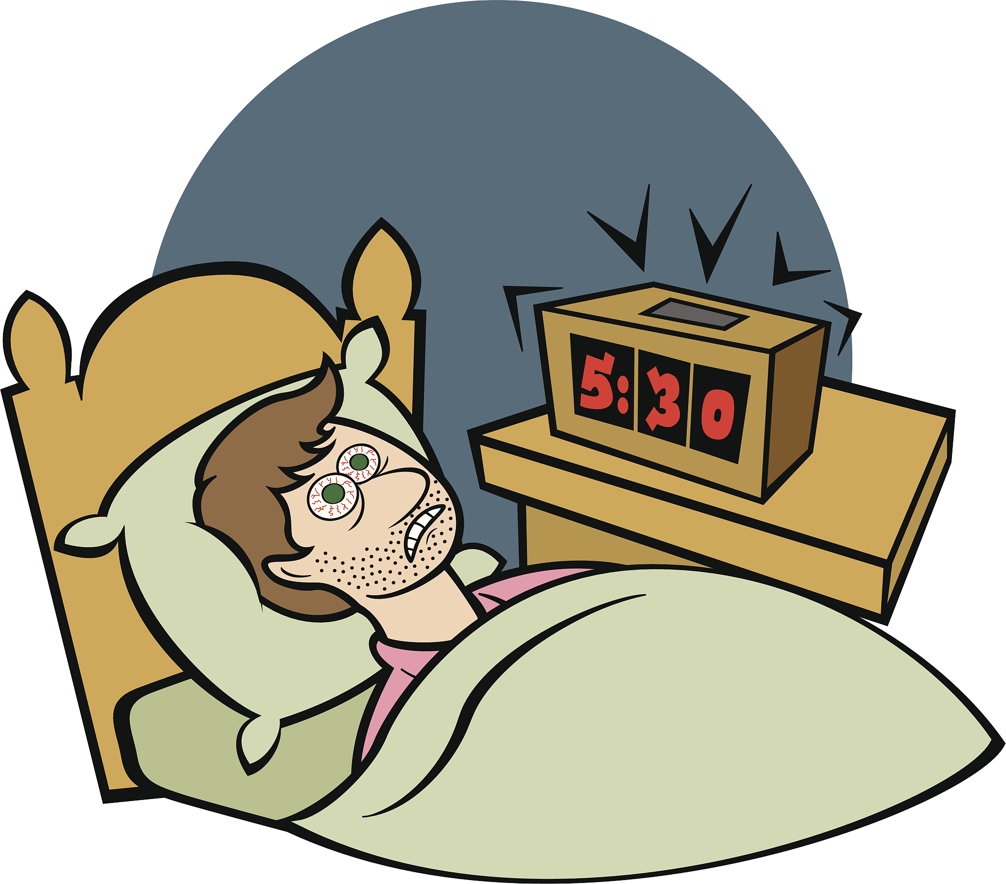 early wake up call - vector