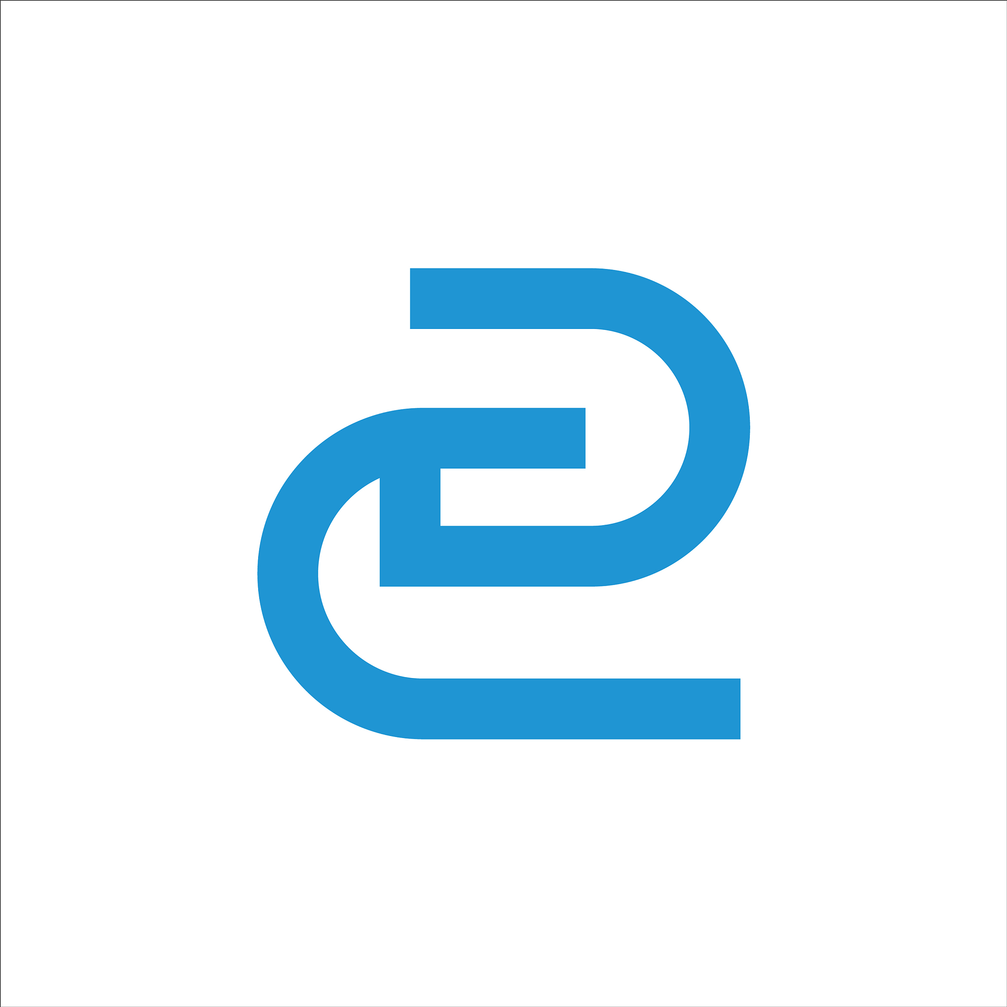 initial letter gc or cg logo design template