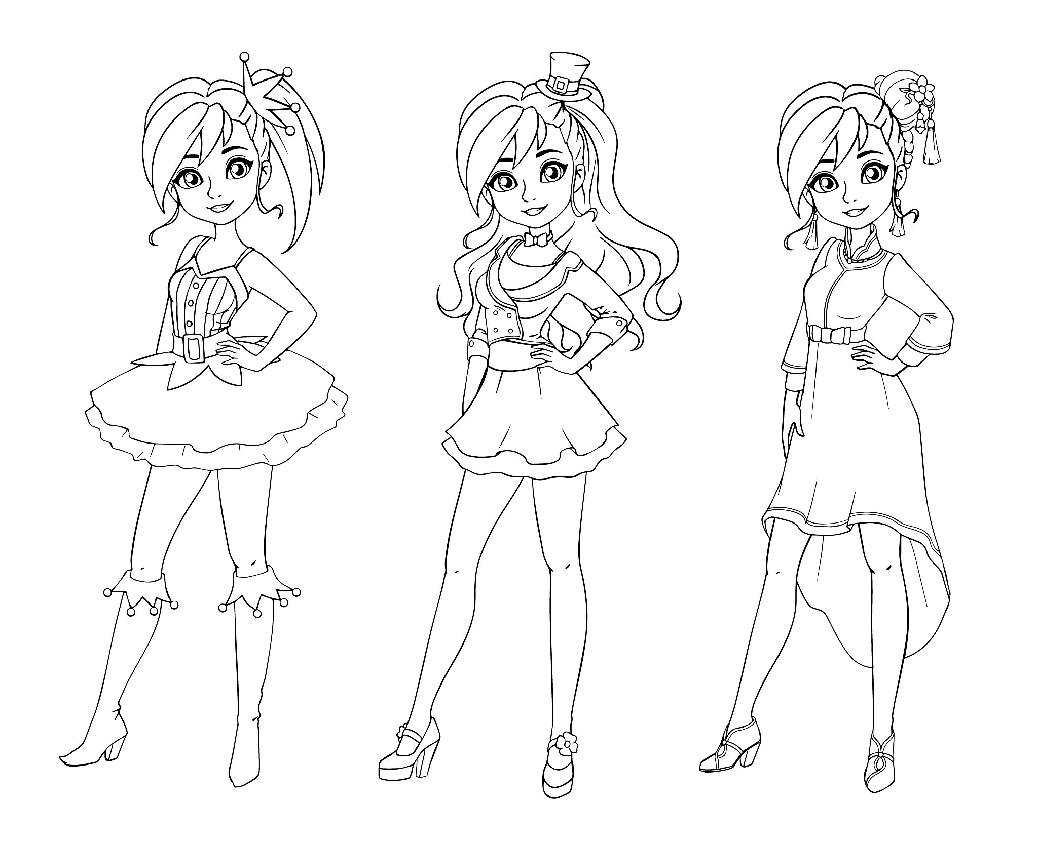 动漫美少女绘画指南：从眼睛到服装，打造你的专属角色
