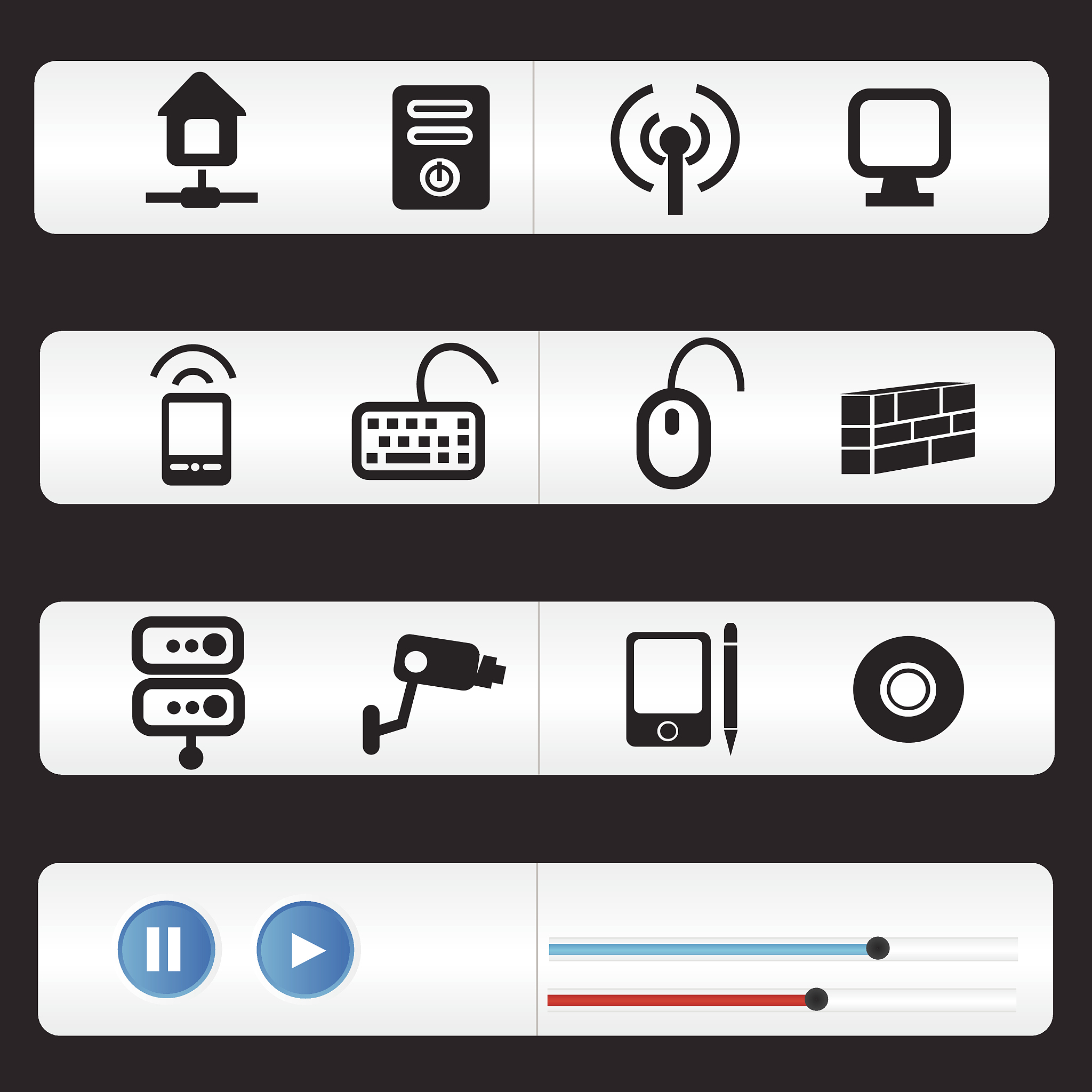 internet icon set,vector