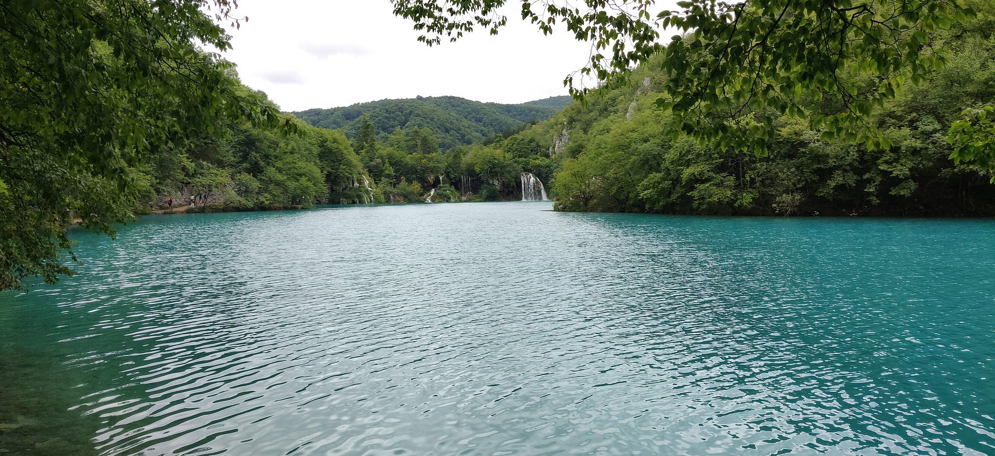 scenic view of river against sky