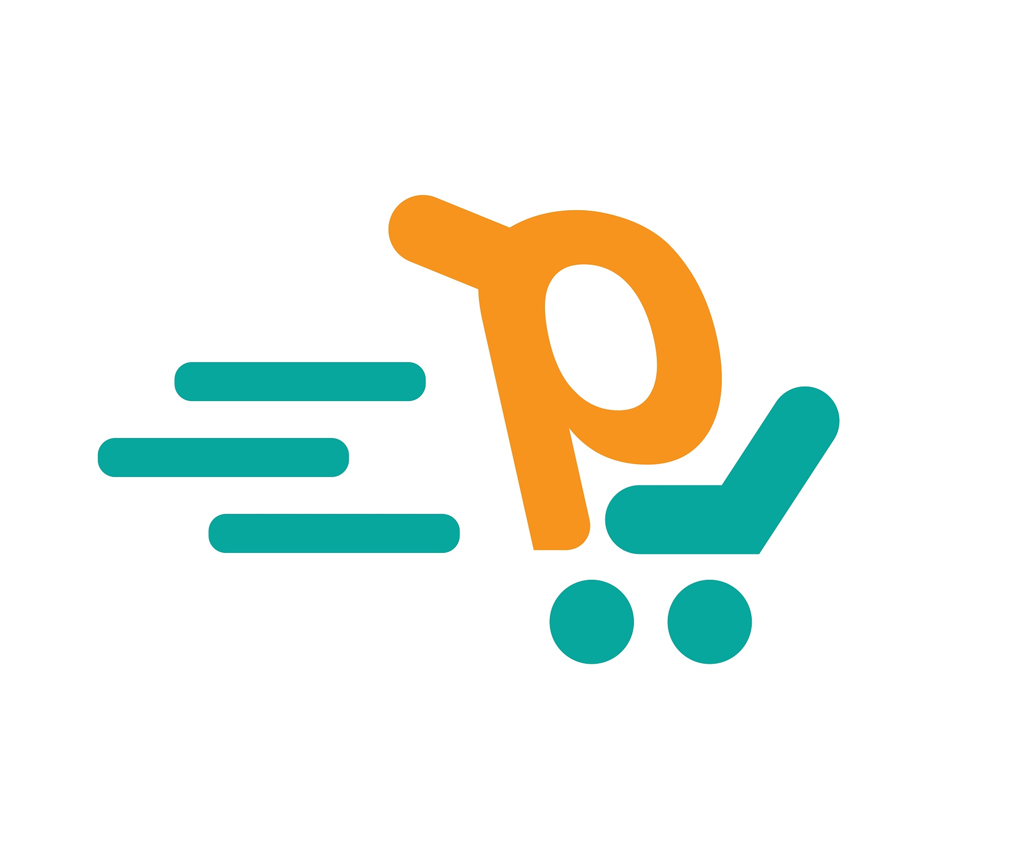 shopping cart icon for p