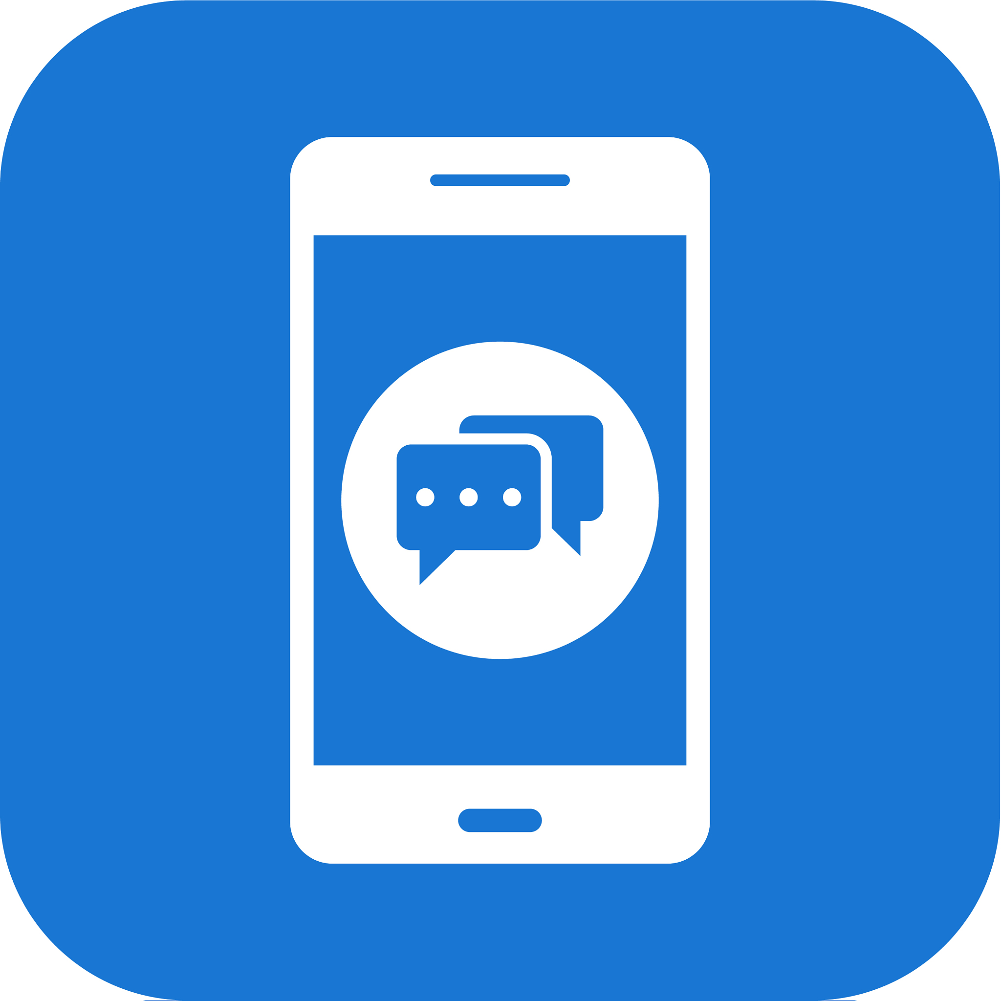 conversation mobile application icon