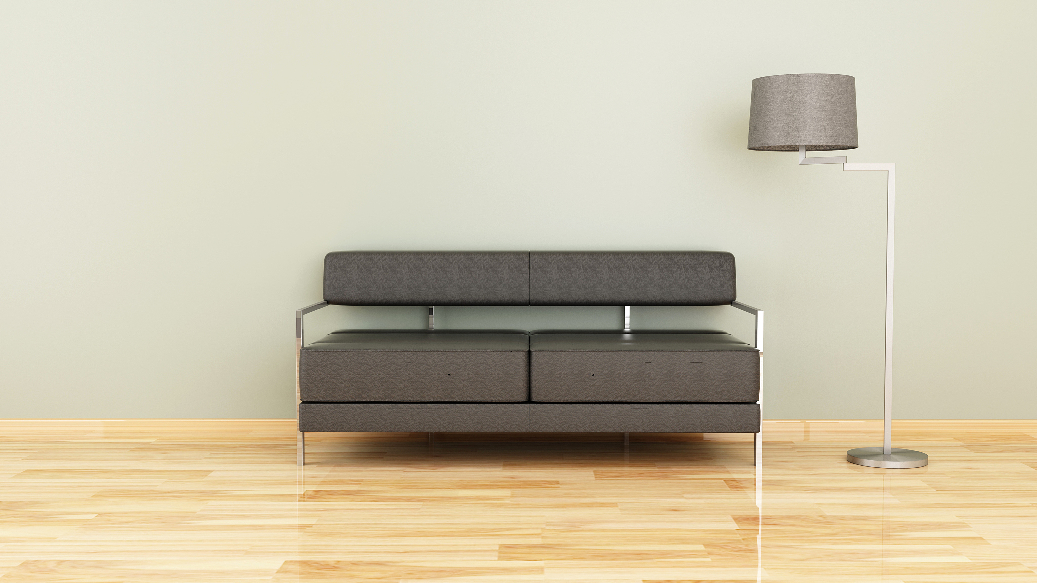 modern interior room 3d.