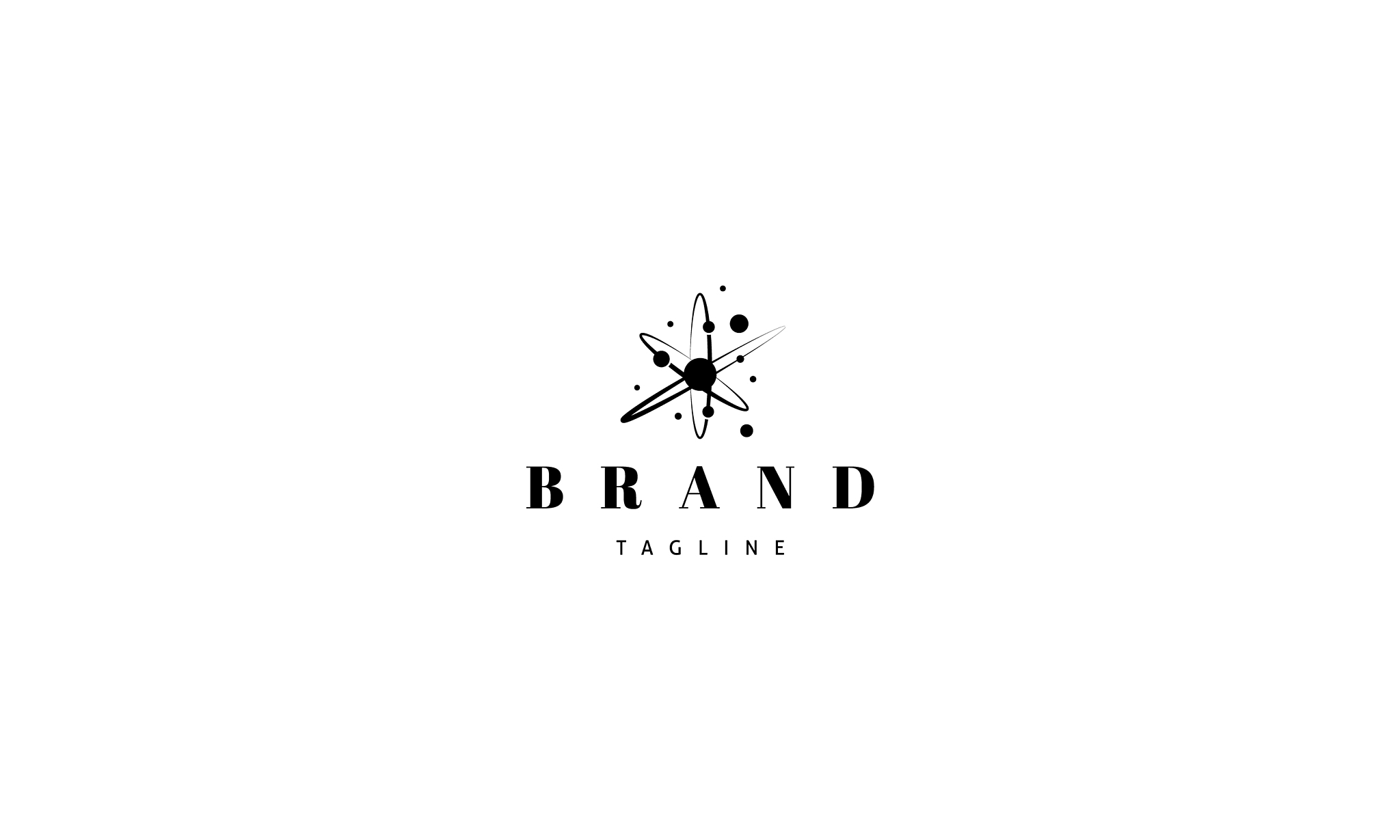 logo on which an abstract image the