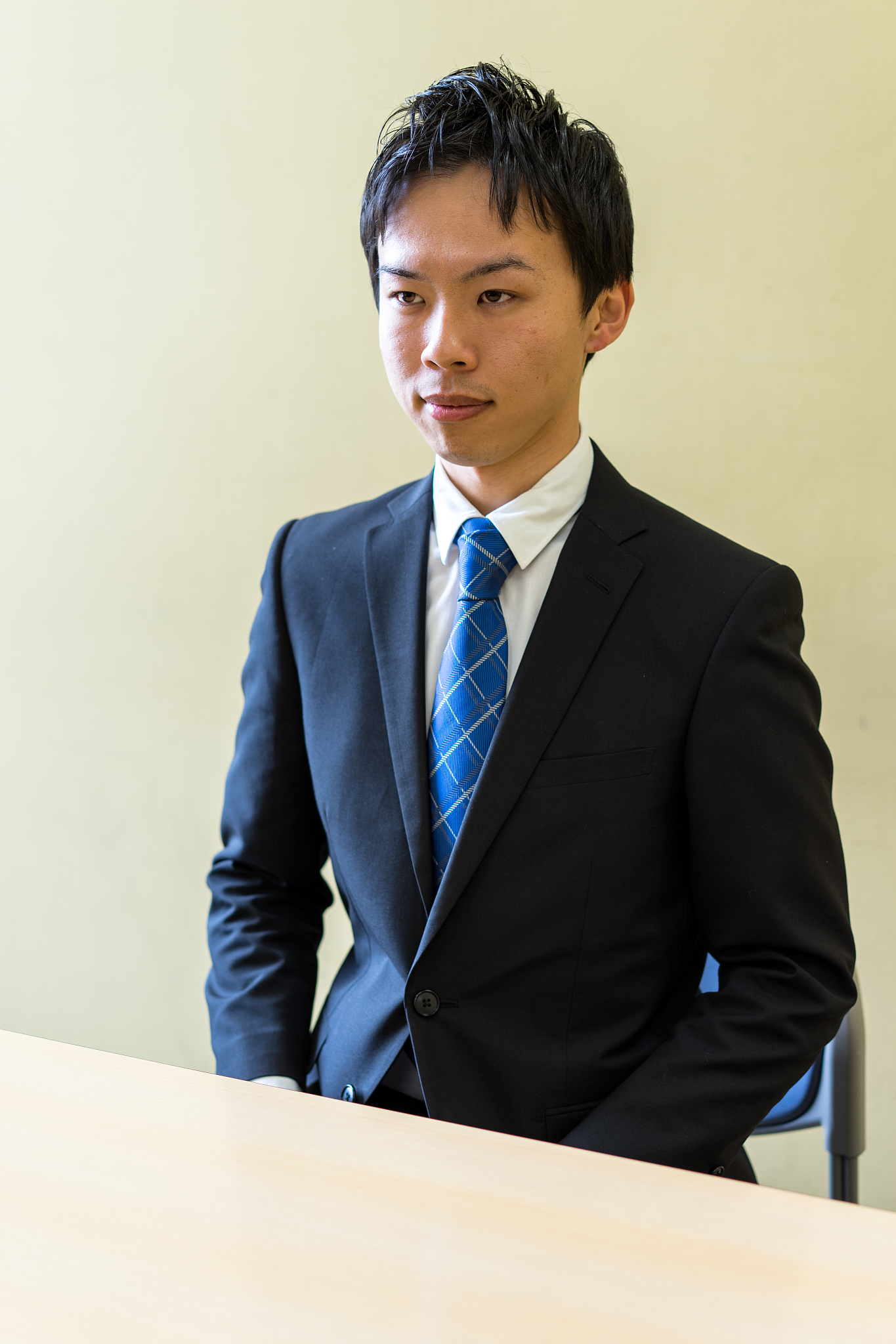 the image of a businessman sitting at the interview